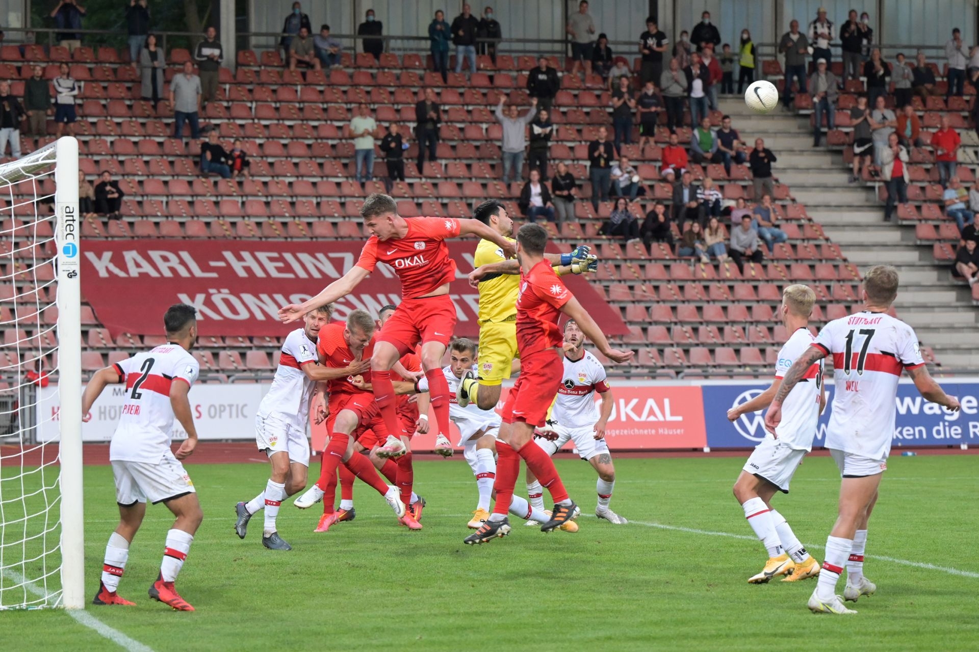 KSV Hessen Kassel, VfB Stuttgart II, Regionalliga Südwest, Saison 2021/22, Endstand 3:2