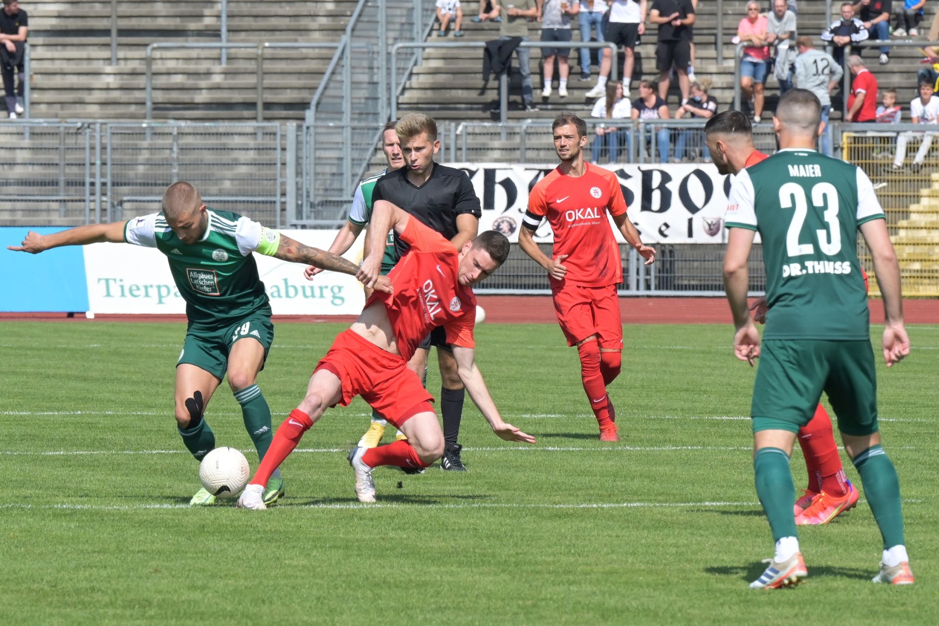 Regionalliga Südwest, Saison 2021/22, KSV Hessen Kassel, FC 08 Homburg, Endstand 3:0