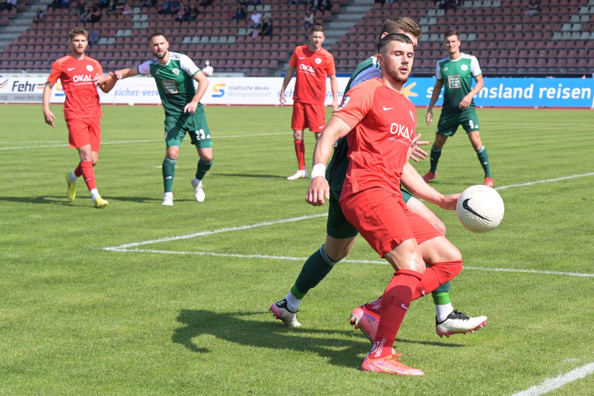 Regionalliga Südwest, Saison 2021/22, KSV Hessen Kassel, FC 08 Homburg, Endstand 3:0