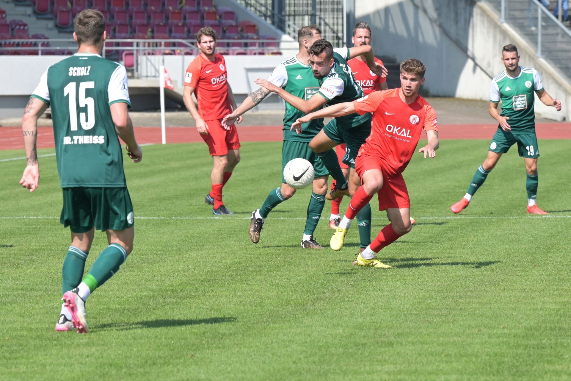 Regionalliga Südwest, Saison 2021/22, KSV Hessen Kassel, FC 08 Homburg, Endstand 3:0