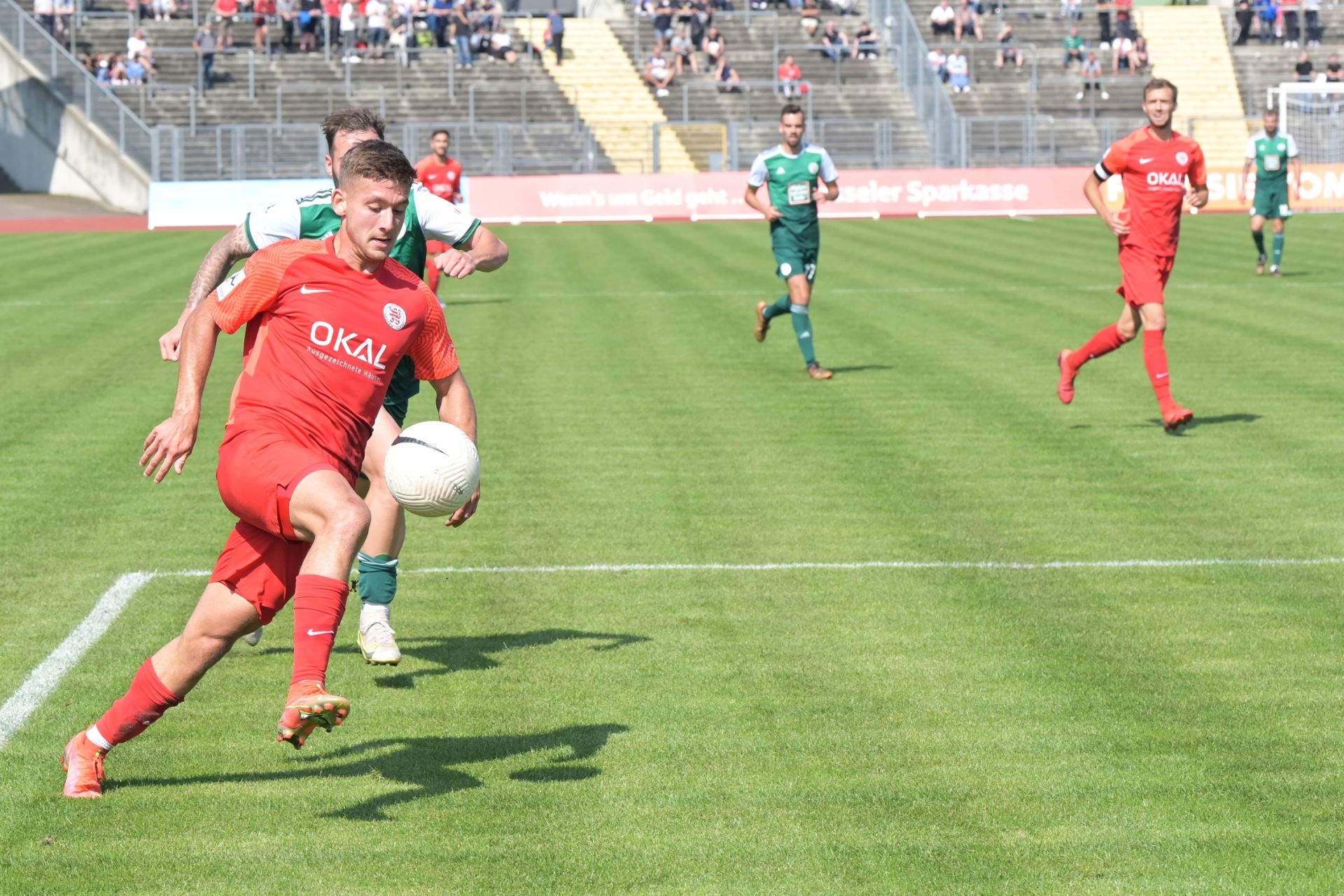 Regionalliga Südwest, Saison 2021/22, KSV Hessen Kassel, FC 08 Homburg, Endstand 3:0