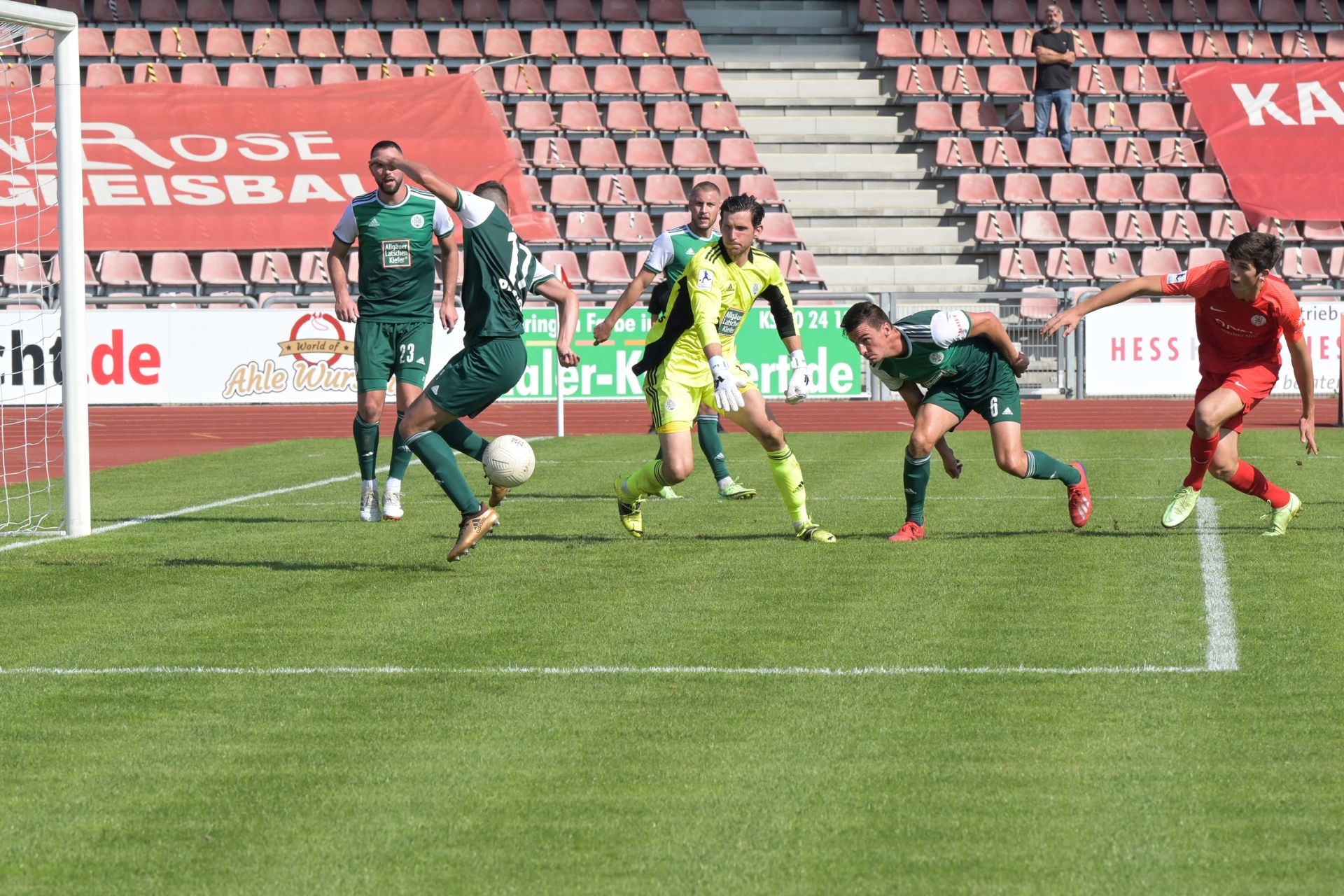 Regionalliga Südwest, Saison 2021/22, KSV Hessen Kassel, FC 08 Homburg, Endstand 3:0
