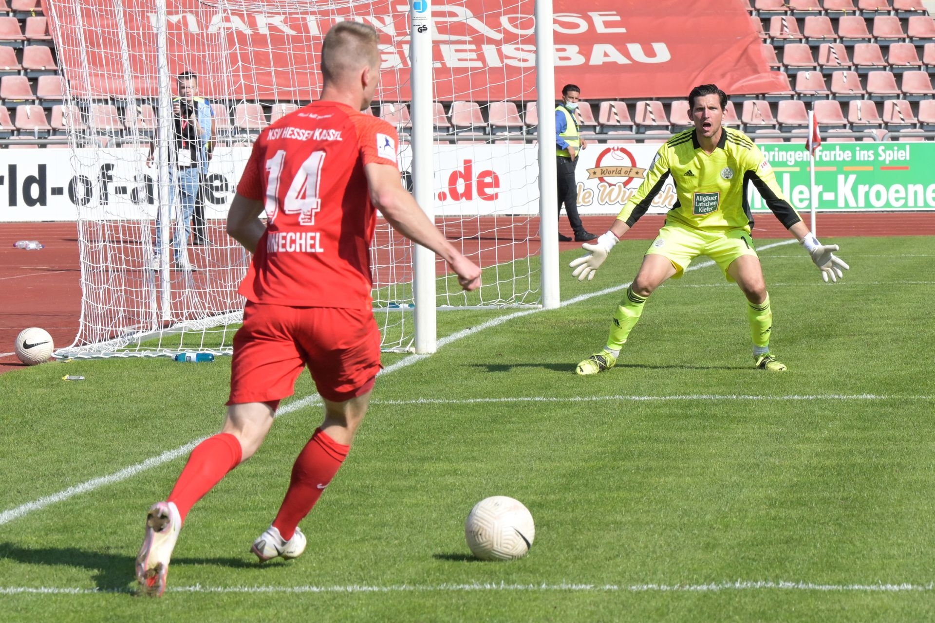 Regionalliga Südwest, Saison 2021/22, KSV Hessen Kassel, FC 08 Homburg, Endstand 3:0