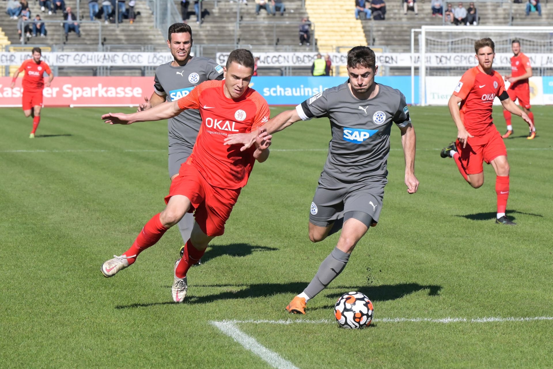 Regionalliga Südwest, Saison 2021/22, KSV Hessen Kassel, FC Astoria Walldorf, Endsatnd 0:2