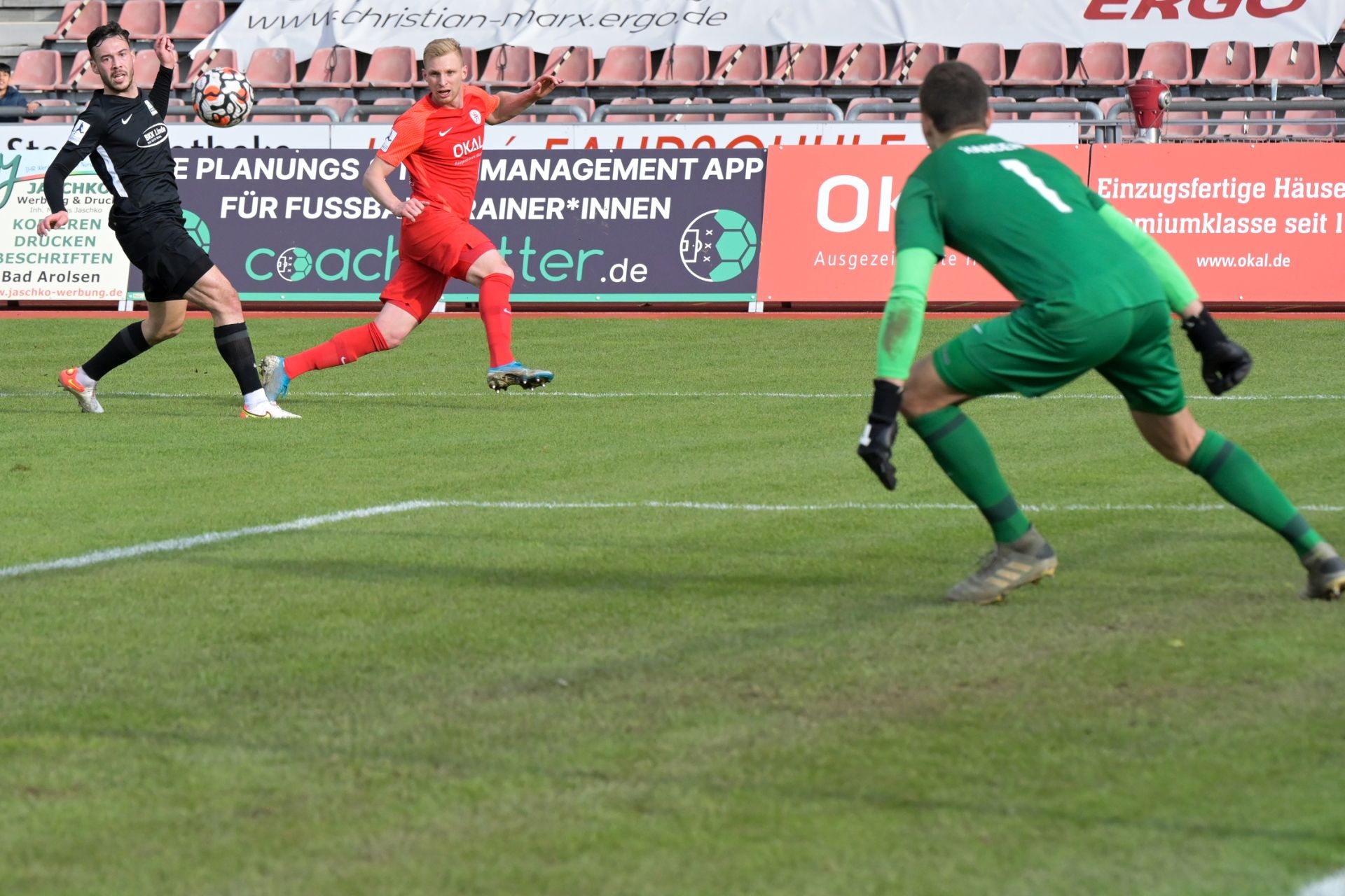 KSV Hessen Kassel, TSV Schott Mainz, Regionalliga Südwest, Saison 2021/22, Endstand 2:0