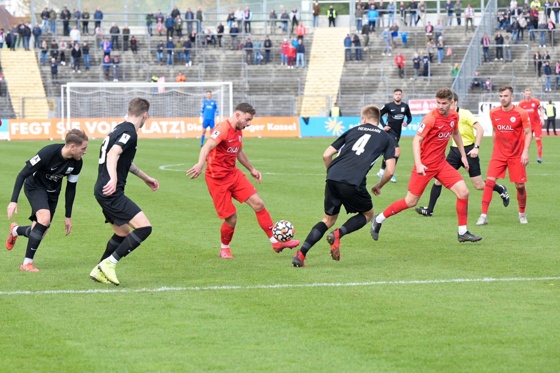 KSV Hessen Kassel, TSV Schott Mainz, Regionalliga Südwest, Saison 2021/22, Endstand 2:0