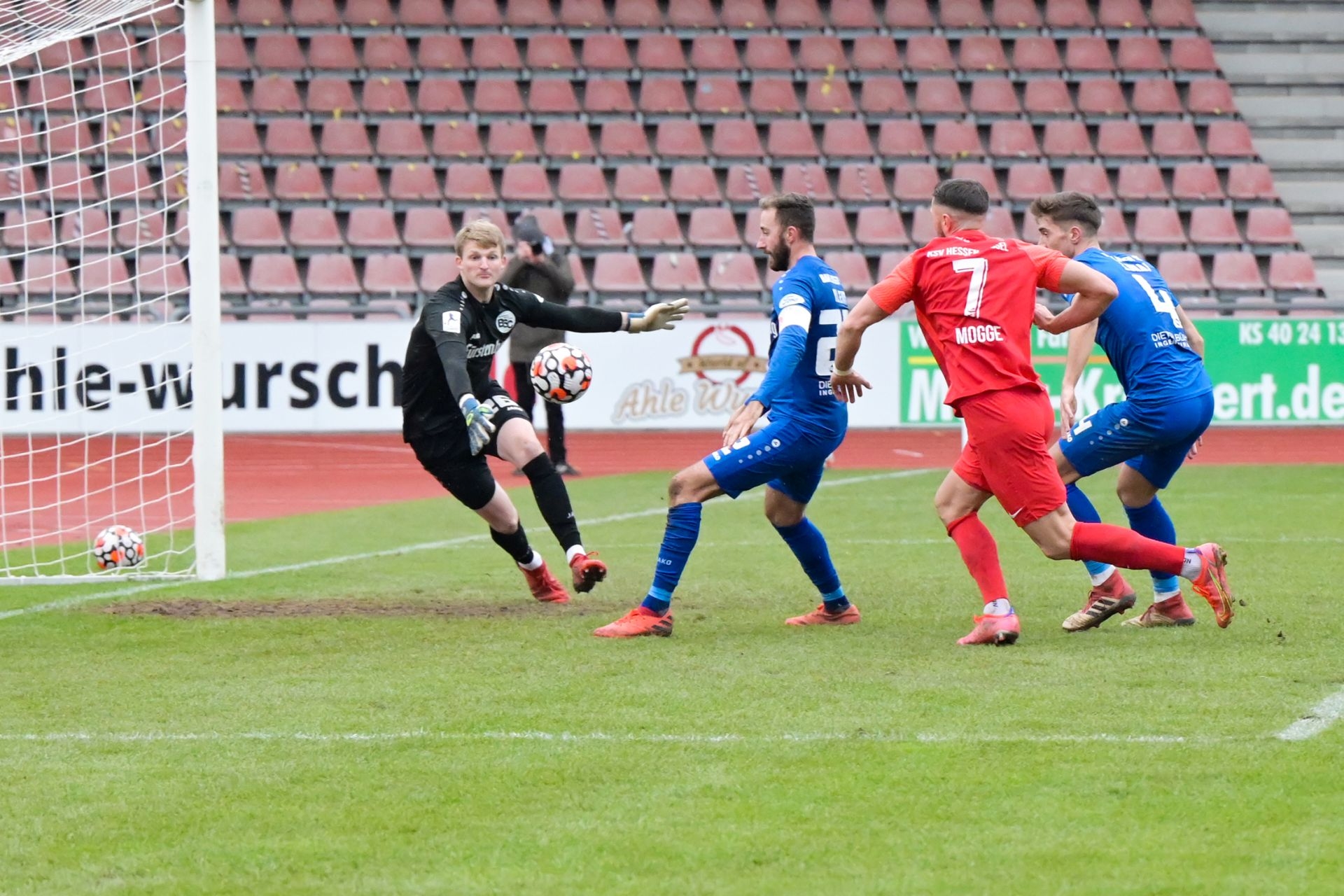 KSV Hessen Kassel, Bahlinger SC, Regionalliga Südwest, Saison 2021/22, Endstand 1:1