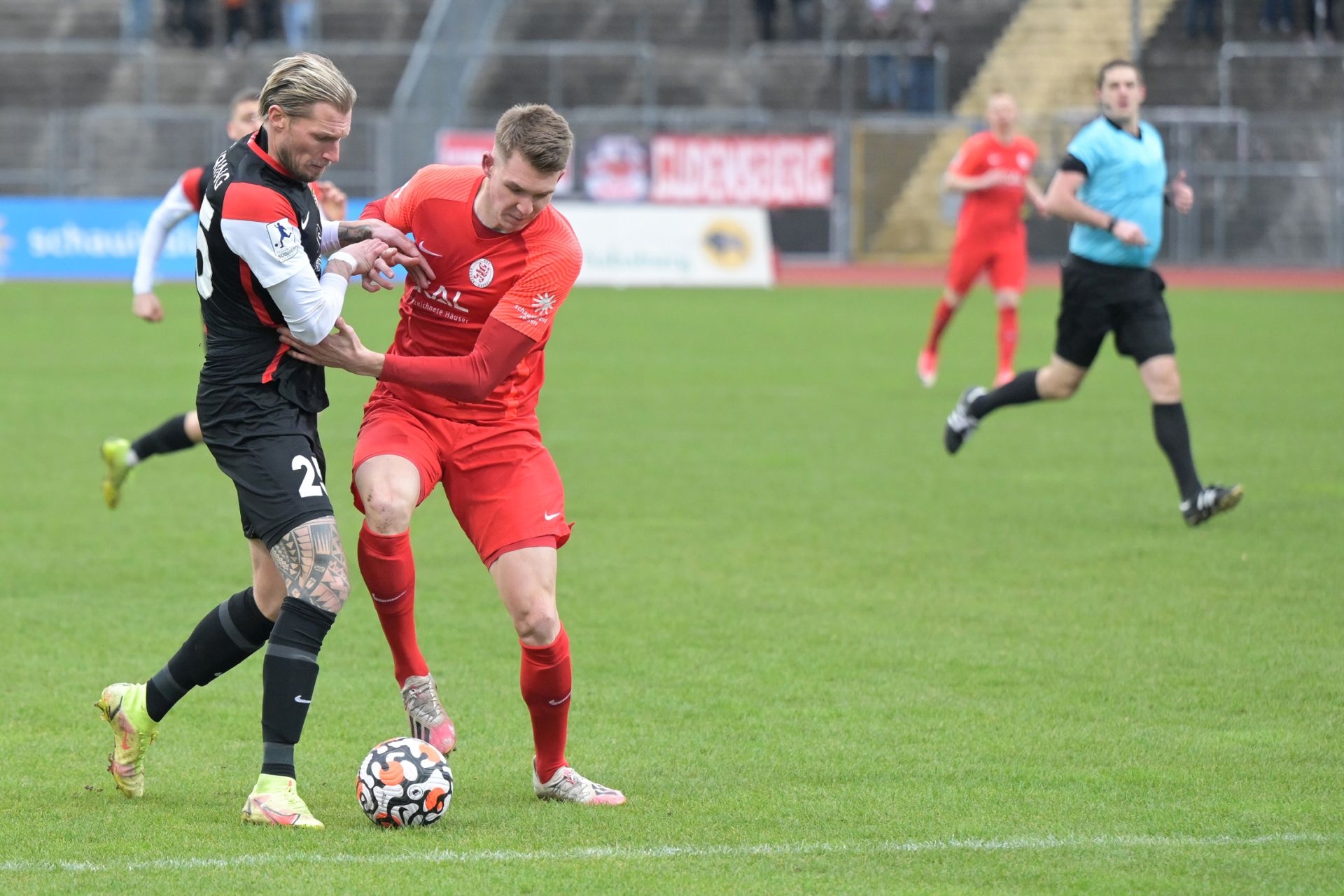 Regionalliga Südwest, Saison 2021/22, KSV Hessen Kassel, SG Sonnenhof Grossaspach, Endstand 4:0