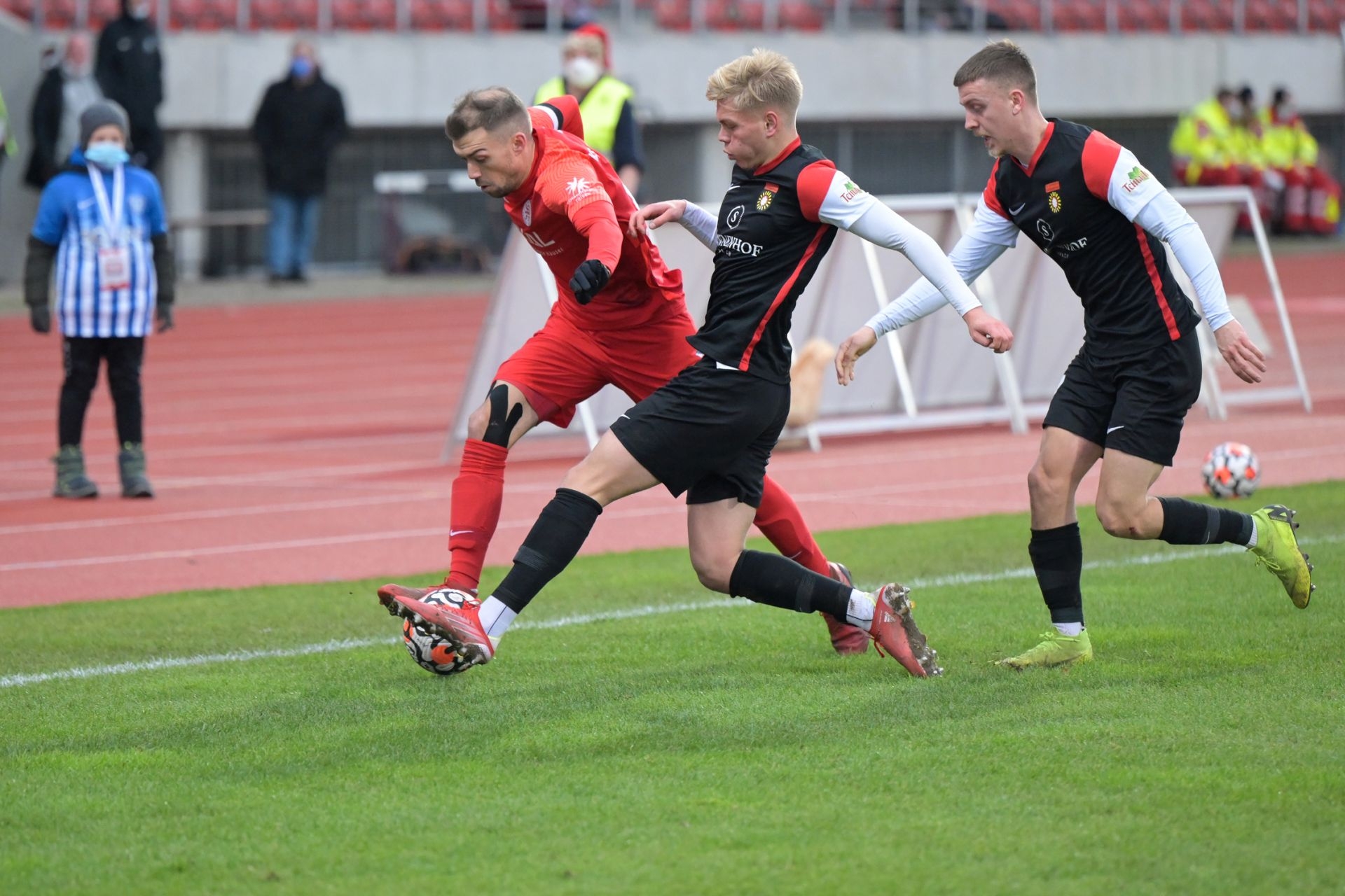 Regionalliga Sï¿½dwest, Saison 2021/22, KSV Hessen Kassel, SG Sonnenhof Grossaspach, Endstand 4:0, Brill