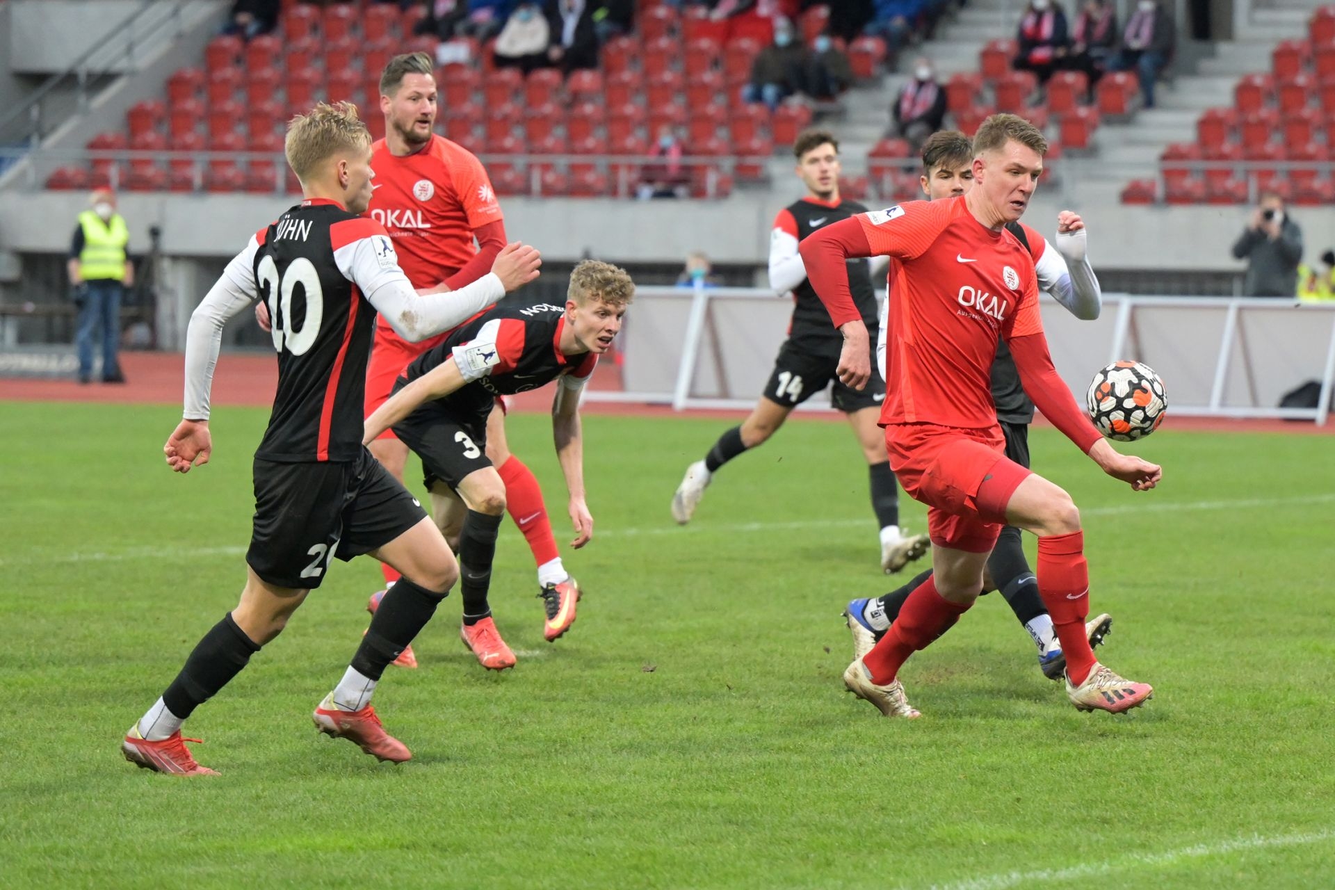 Regionalliga Südwest, Saison 2021/22, KSV Hessen Kassel, SG Sonnenhof Grossaspach, Endstand 4:0