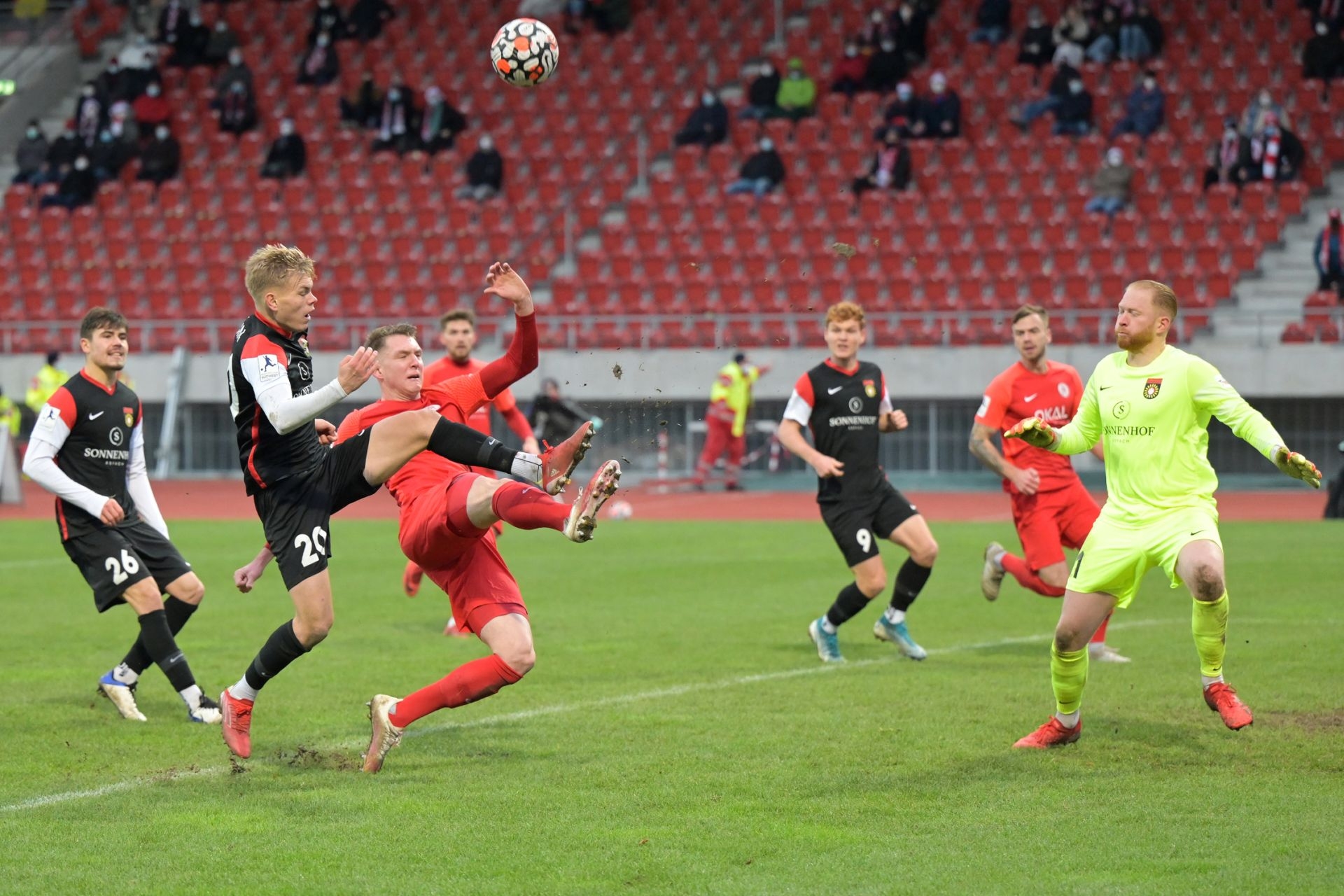 Regionalliga Südwest, Saison 2021/22, KSV Hessen Kassel, SG Sonnenhof Grossaspach, Endstand 4:0
