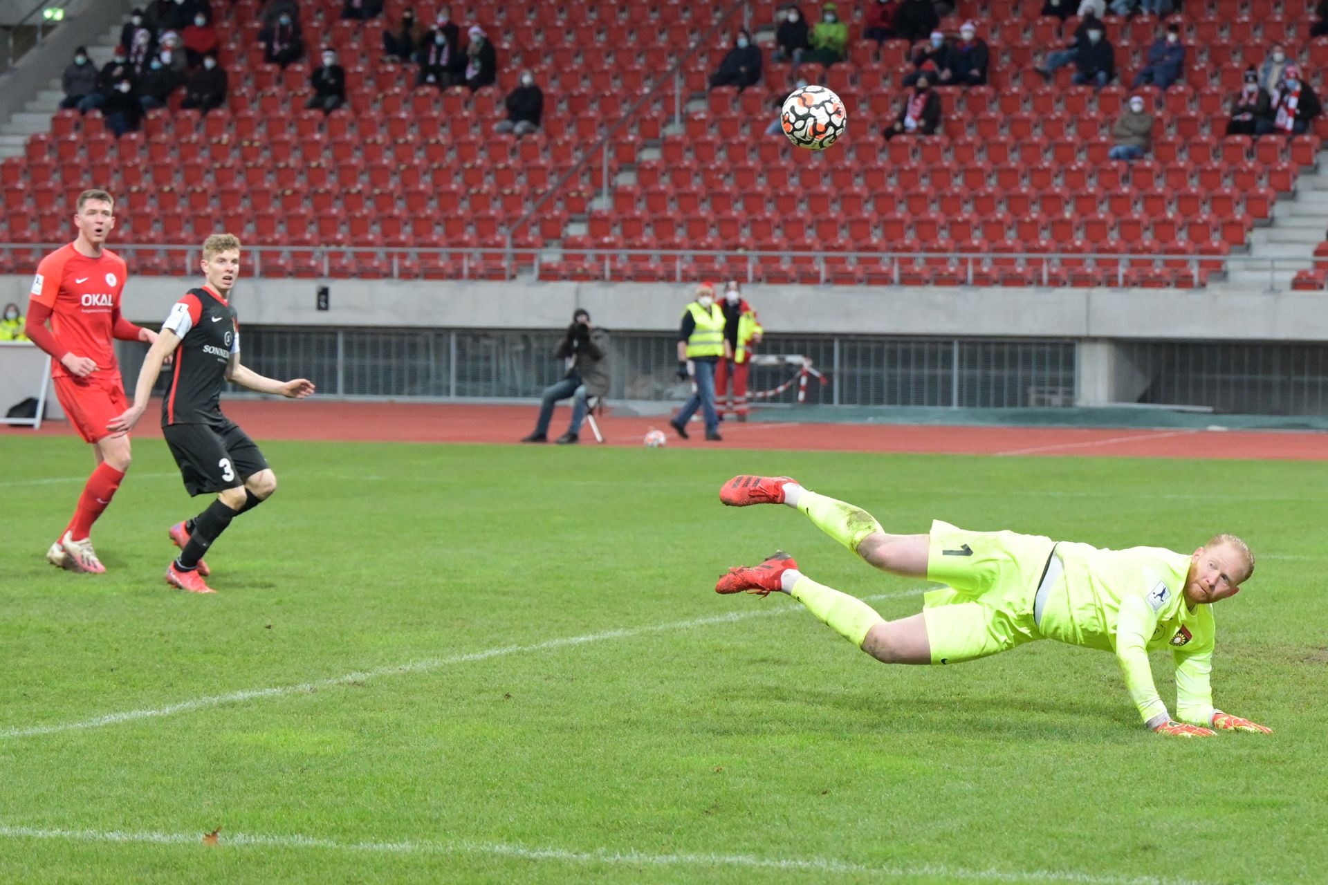 Regionalliga Südwest, Saison 2021/22, KSV Hessen Kassel, SG Sonnenhof Grossaspach, Endstand 4:0