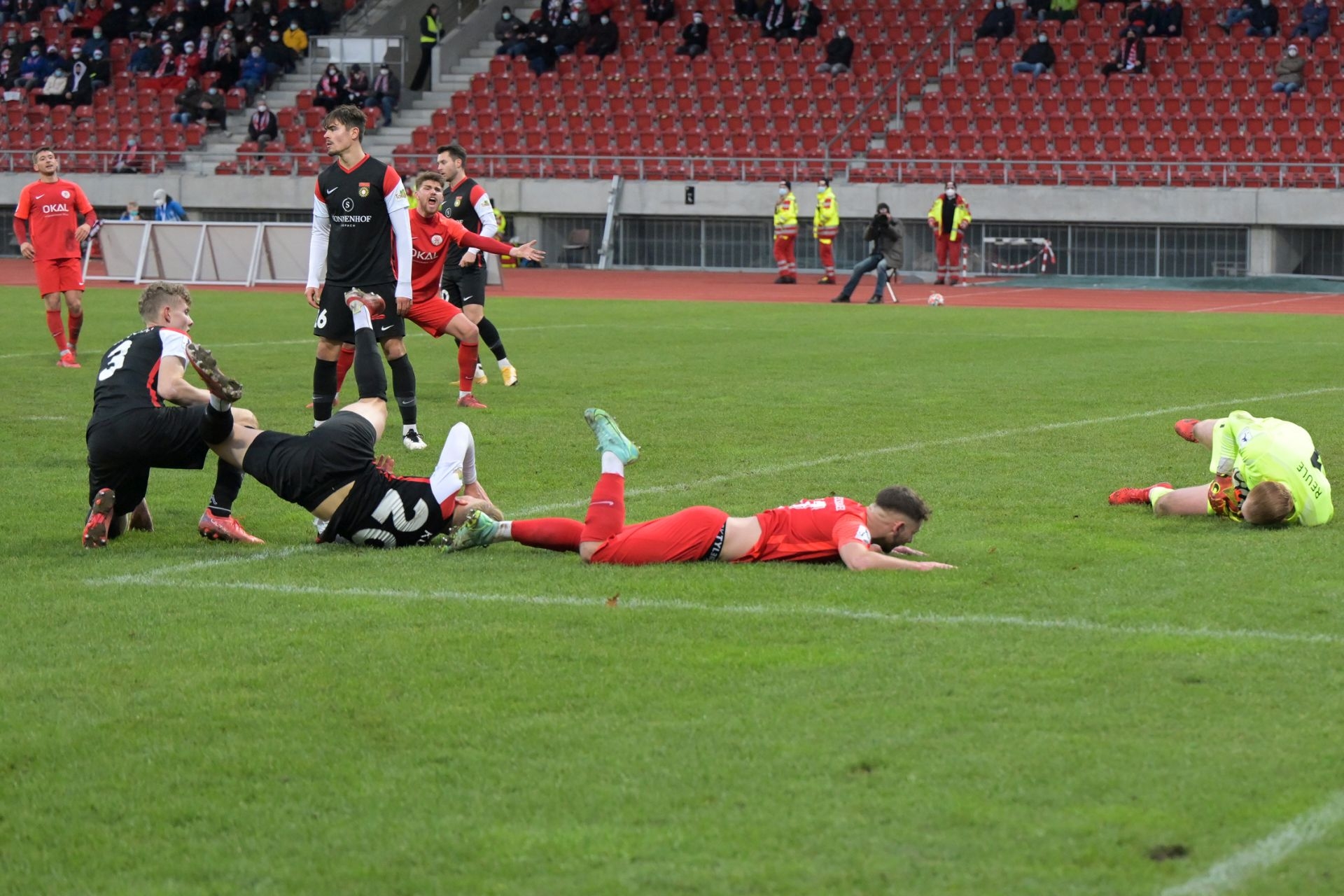 Regionalliga Südwest, Saison 2021/22, KSV Hessen Kassel, SG Sonnenhof Grossaspach, Endstand 4:0