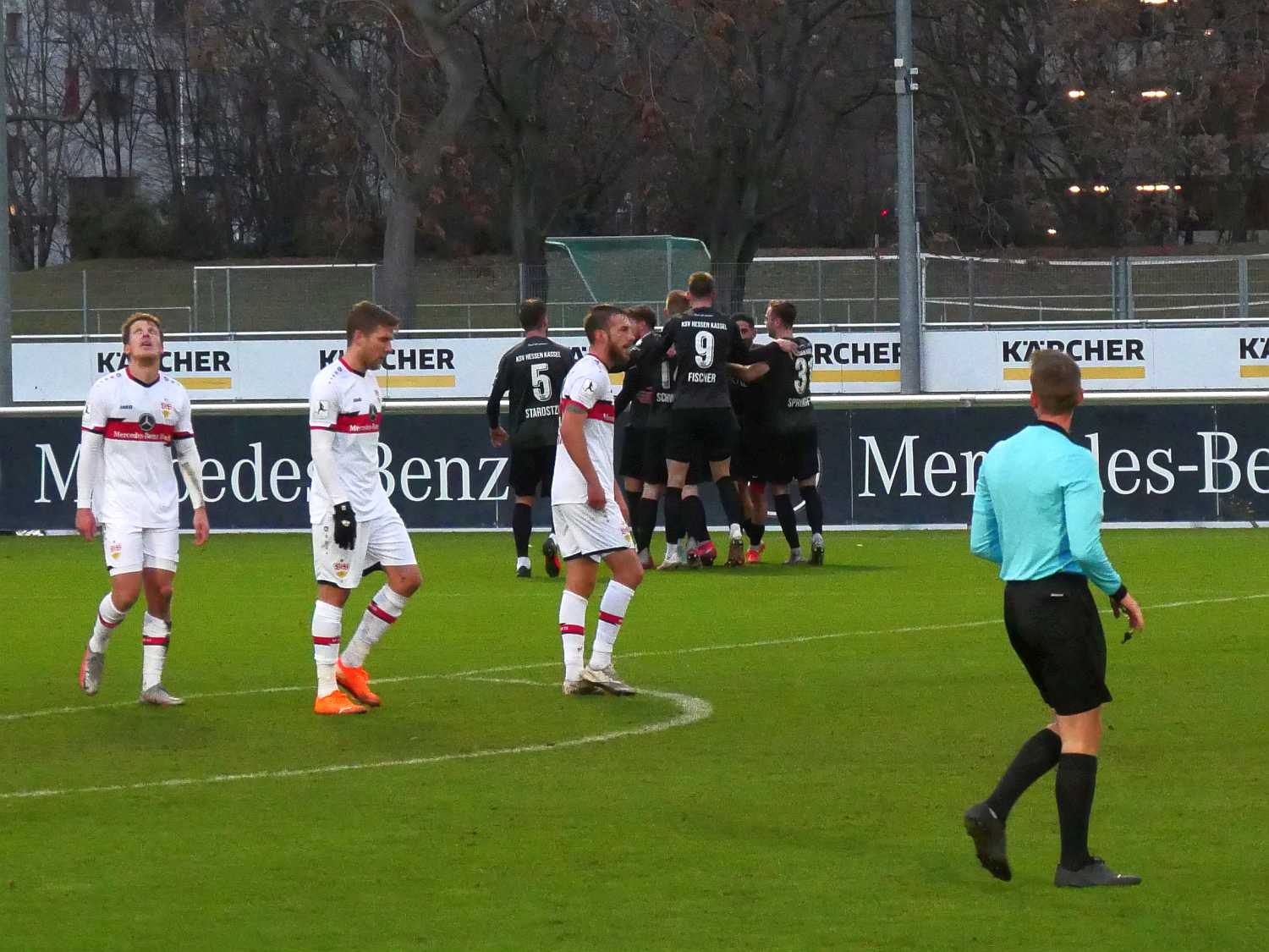 VfB Stuttgart II - KSV Hessen Kassel: Torjubel zum 2:0