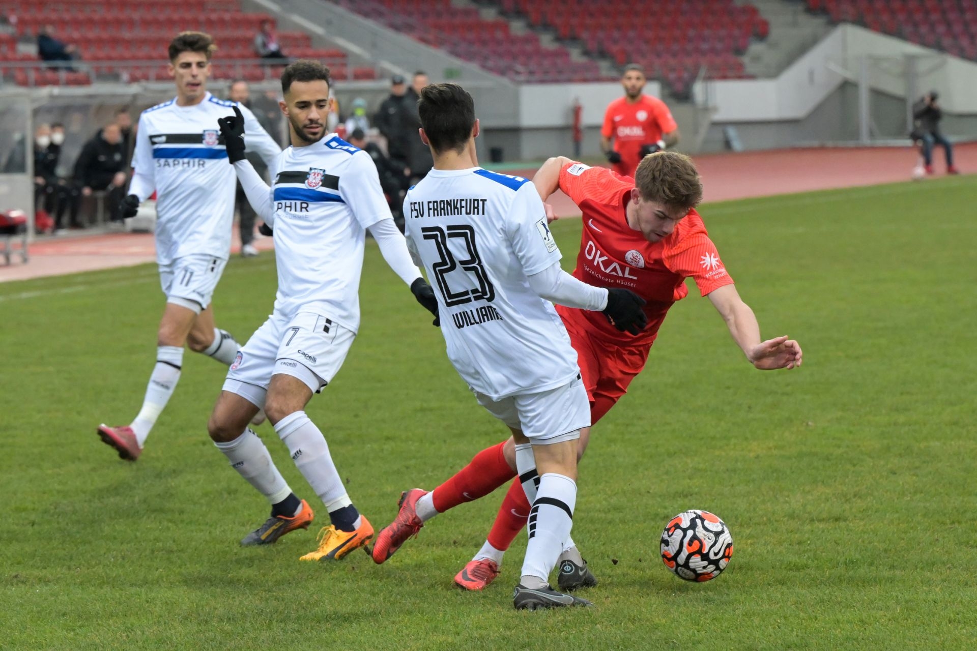 Regionalliga Südwest, Saison 2021/22, KSV Hessen Kassel, FSV Frankfurt, Endstand 0:0