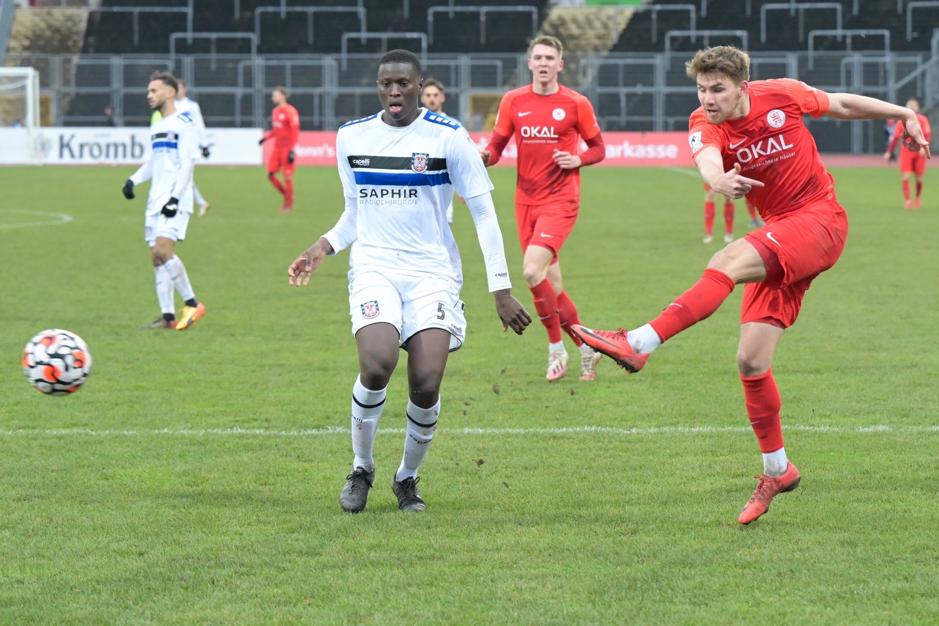 Regionalliga Sï¿½dwest, Saison 2021/22, KSV Hessen Kassel, FSV Frankfurt, Endstand 0:0, Döringer