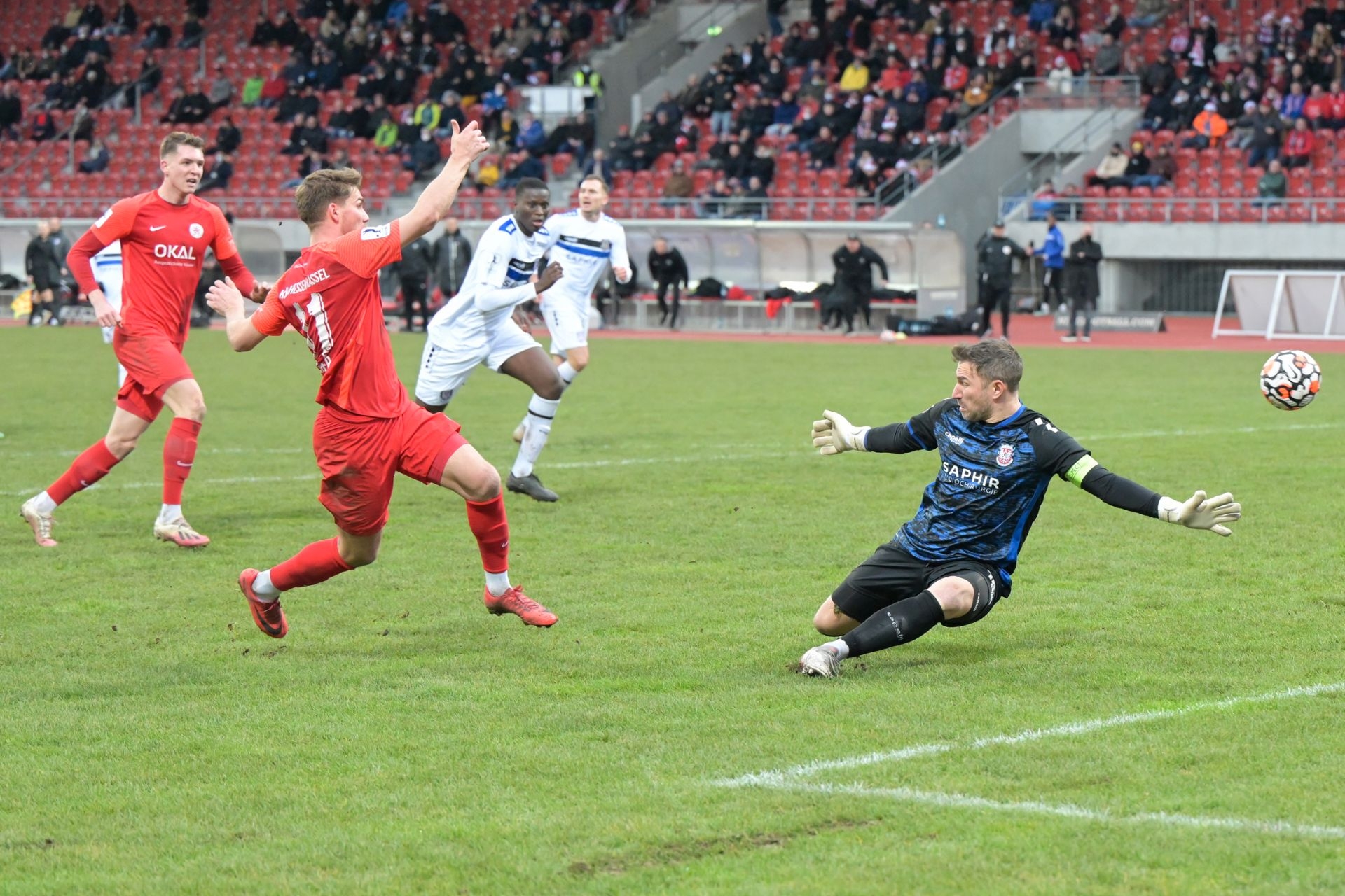 Regionalliga Südwest, Saison 2021/22, KSV Hessen Kassel, FSV Frankfurt, Endstand 0:0