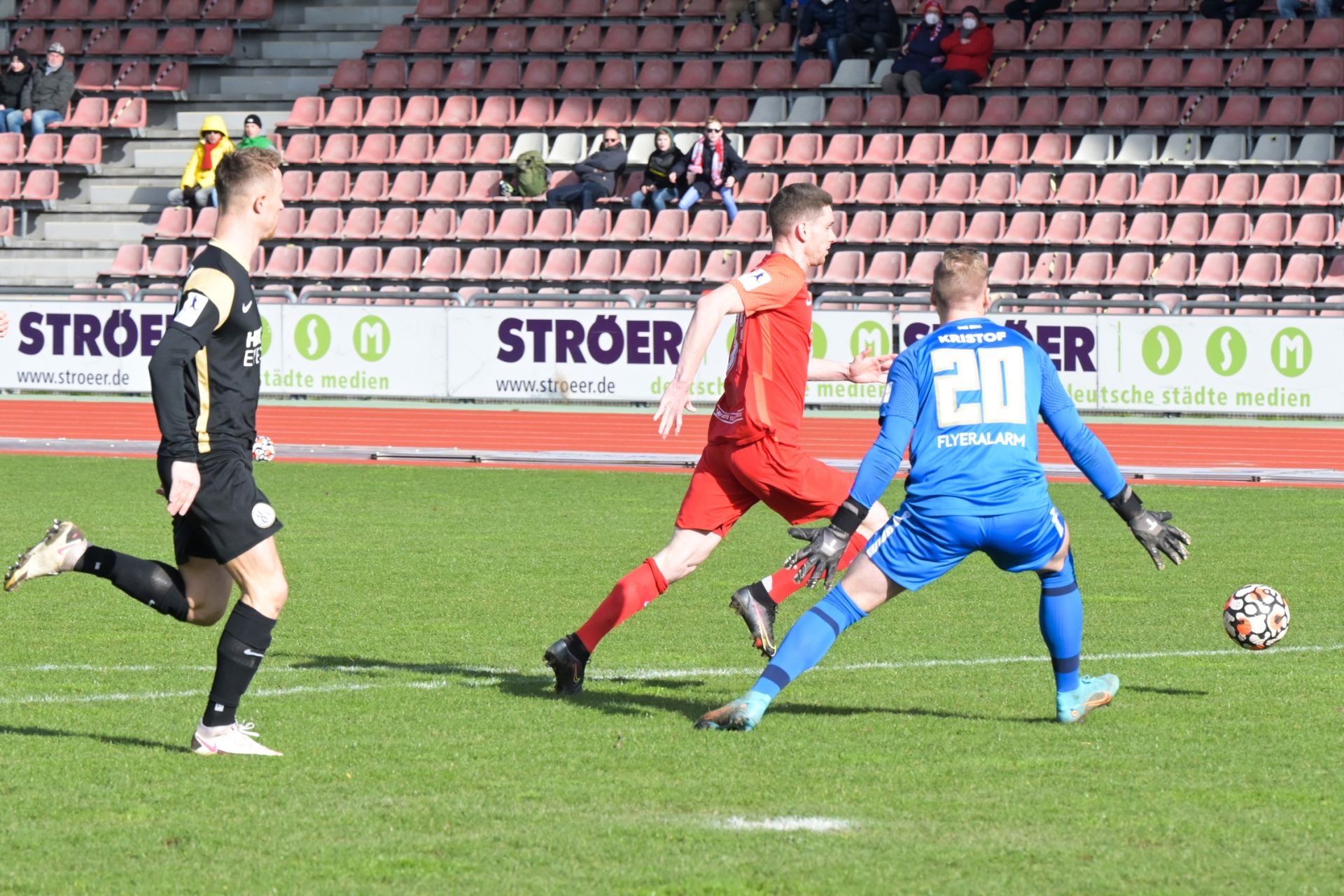 Regionalliga Südwest, Saison 2021/22, KSV Hessen Kassel, SV Elversberg, Endstand 0:2