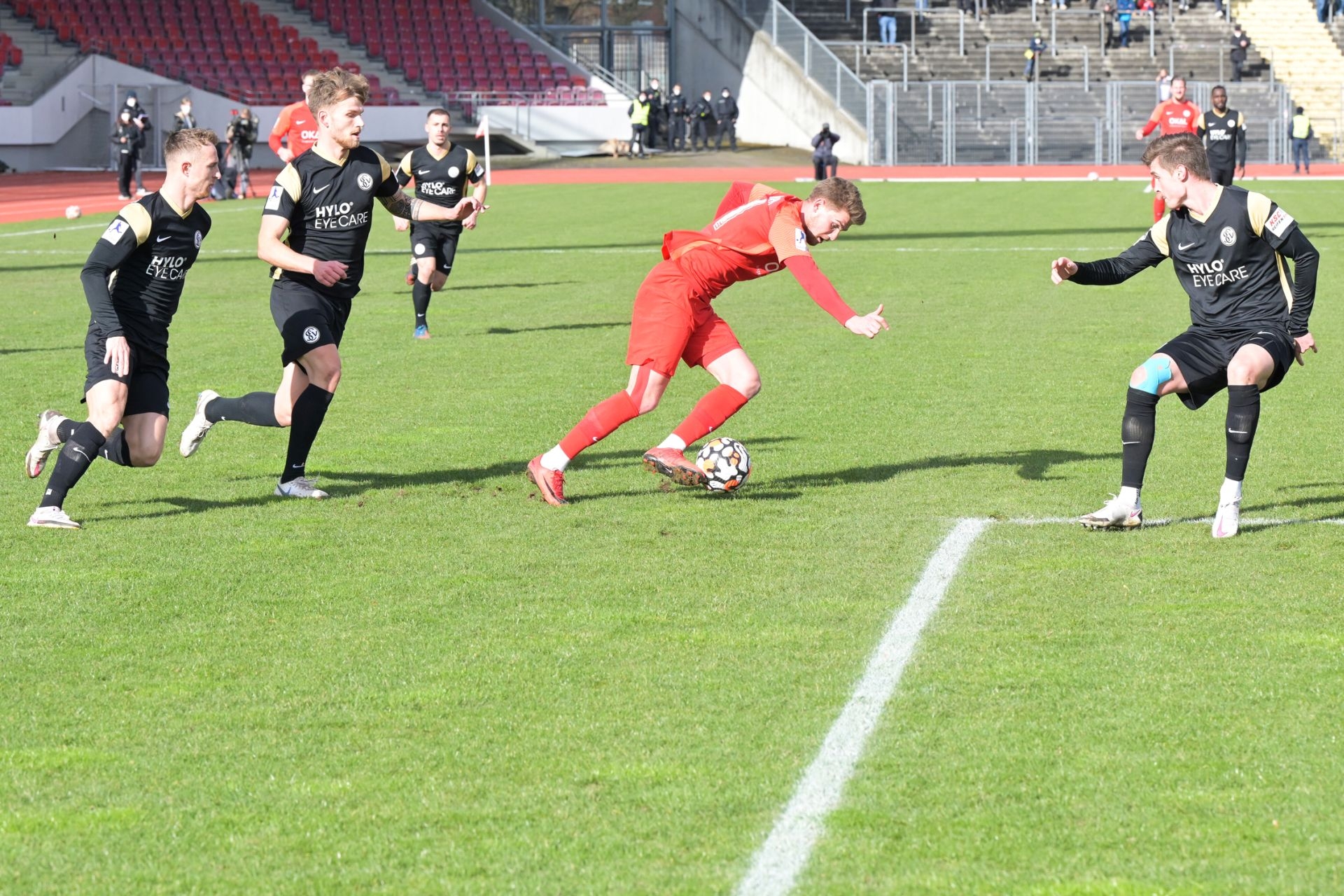 Regionalliga Südwest, Saison 2021/22, KSV Hessen Kassel, SV Elversberg, Endstand 0:2