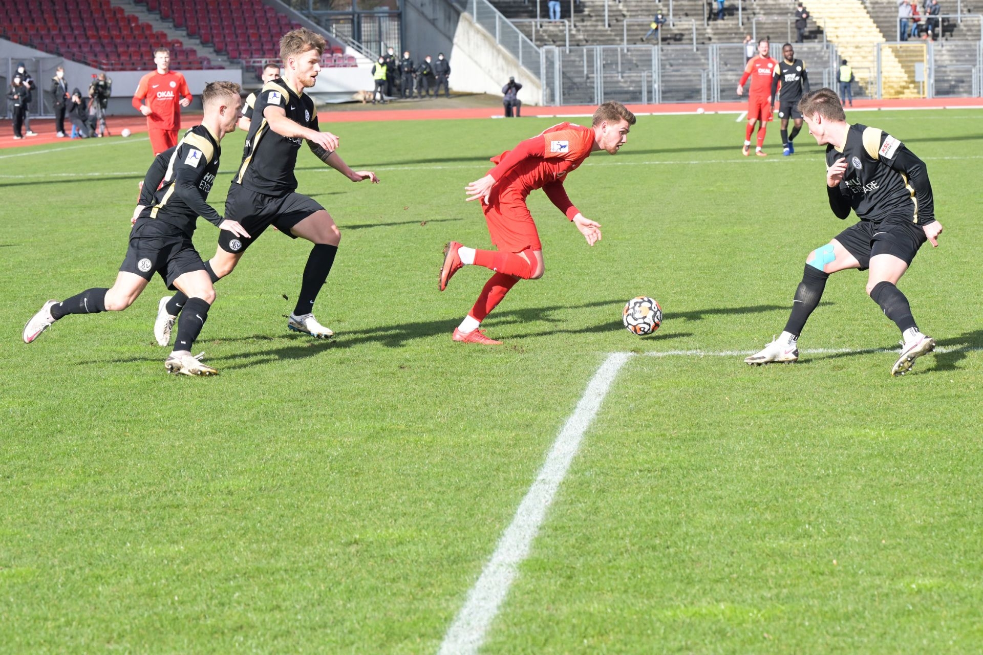 Regionalliga Südwest, Saison 2021/22, KSV Hessen Kassel, SV Elversberg, Endstand 0:2