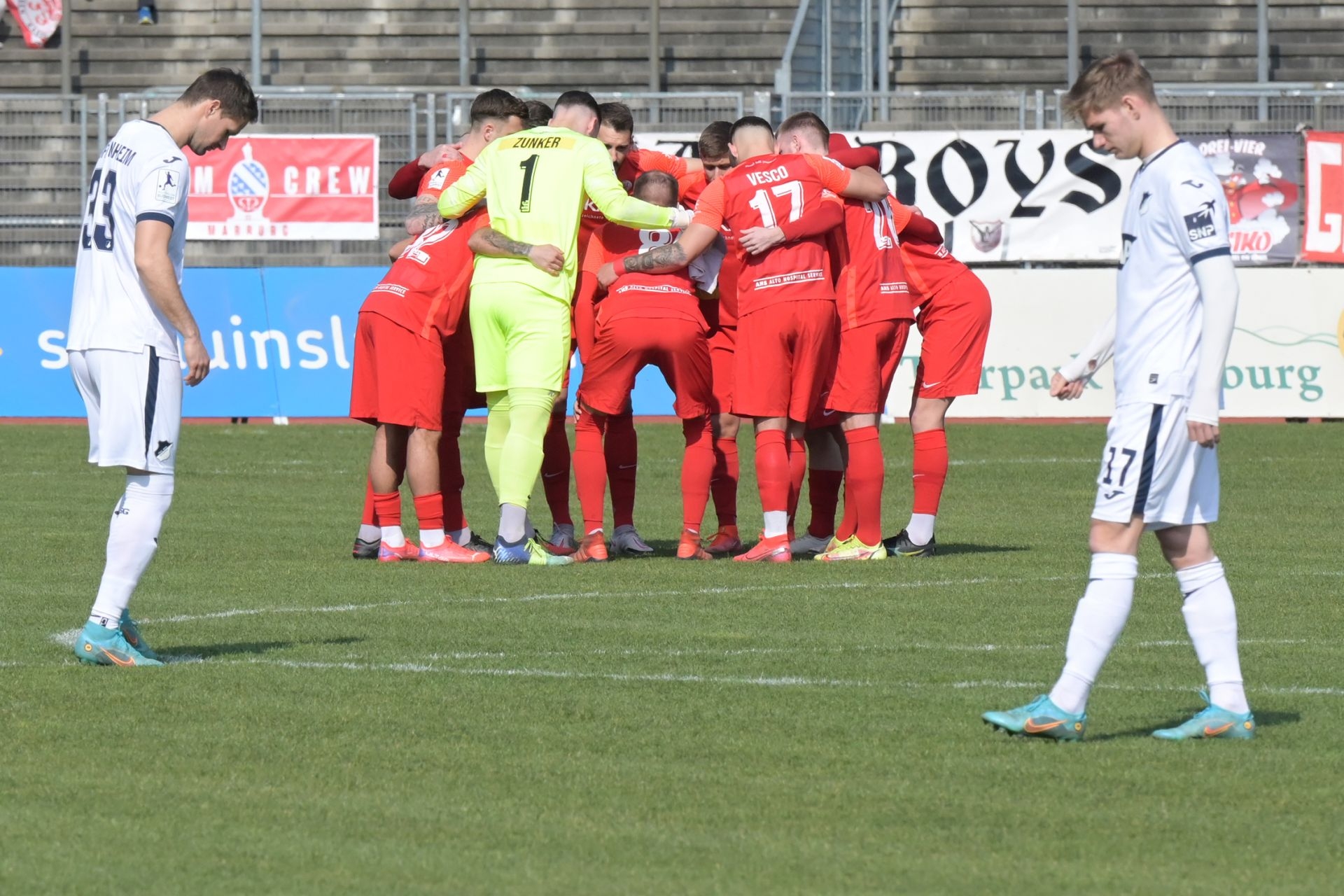 Regionalliga Südwest, Saison 2021/22, KSV Hessen Kassel, TSG Hoffenheim II, Endstand 0:0