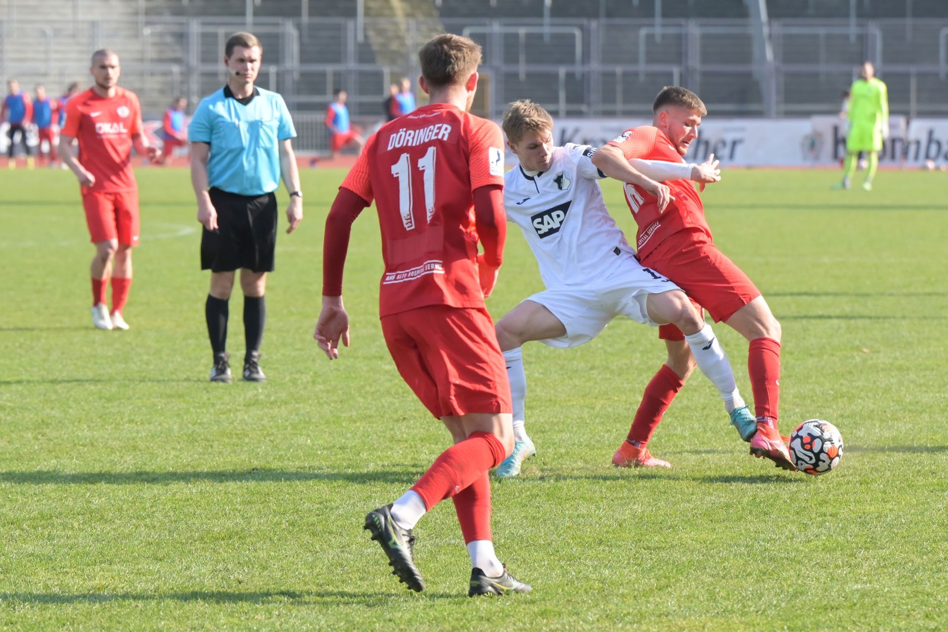 Regionalliga Südwest, Saison 2021/22, KSV Hessen Kassel, TSG Hoffenheim II, Endstand 0:0