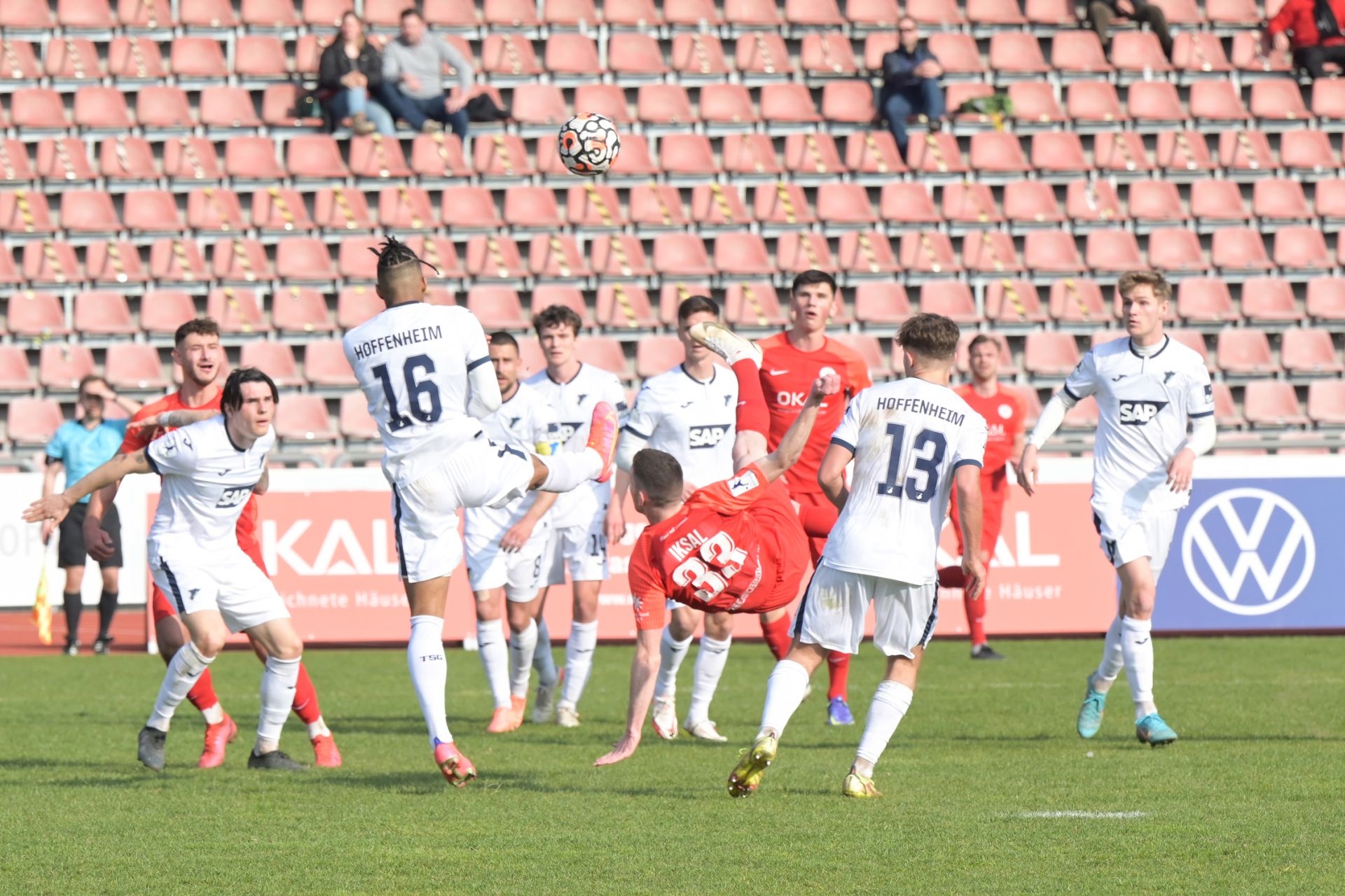 Regionalliga Südwest, Saison 2021/22, KSV Hessen Kassel, TSG Hoffenheim II, Endstand 0:0