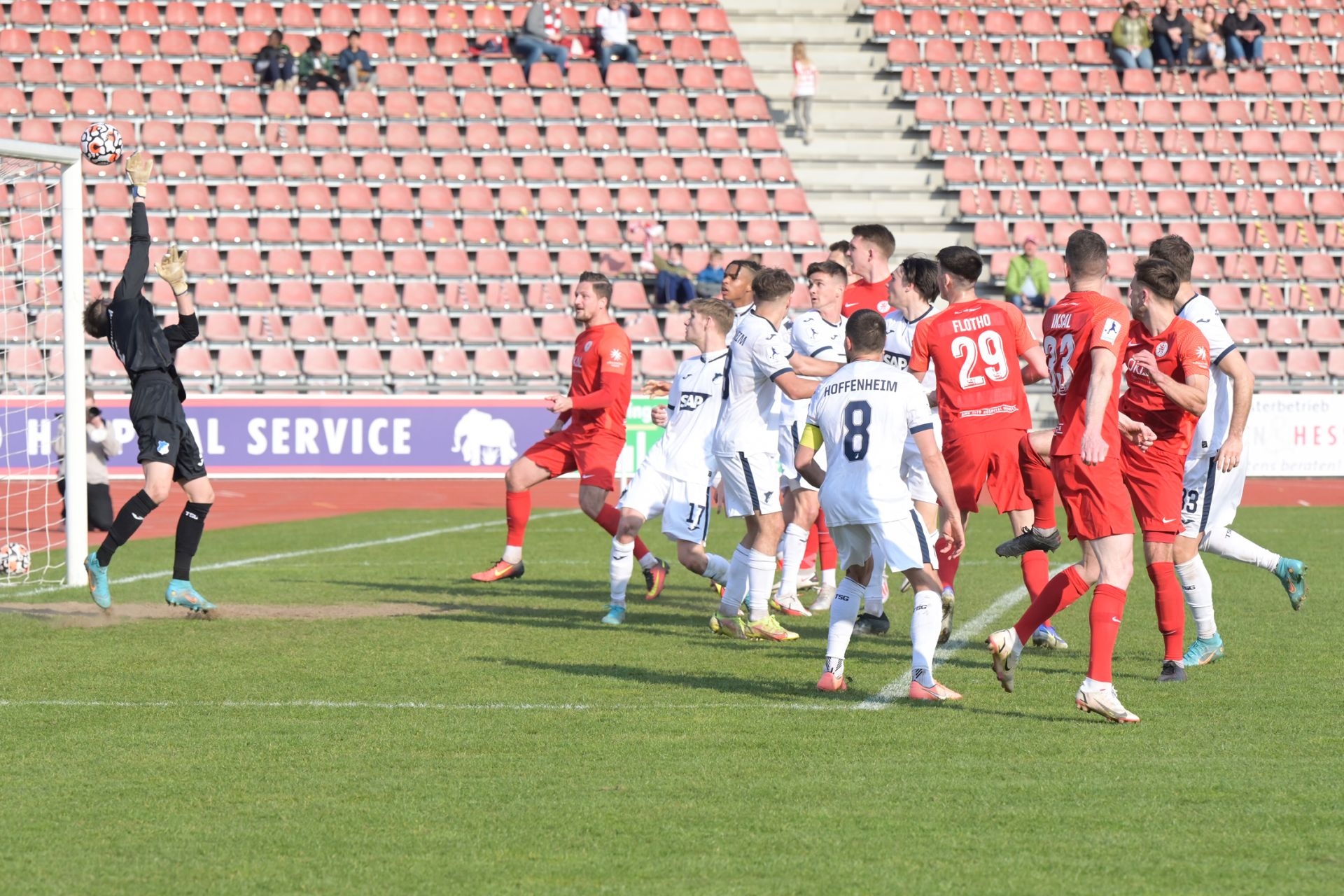 Regionalliga Südwest, Saison 2021/22, KSV Hessen Kassel, TSG Hoffenheim II, Endstand 0:0