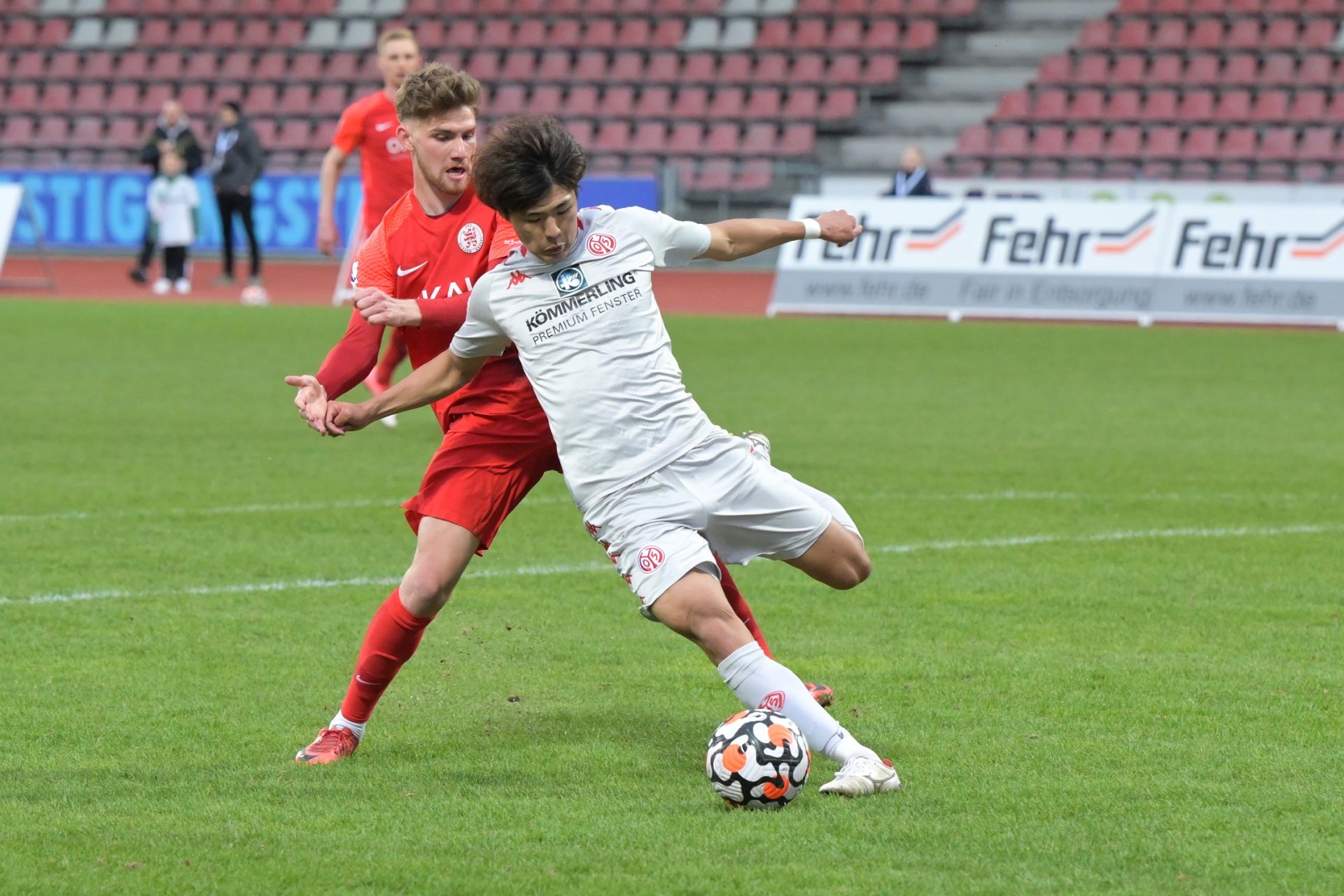 Regionalliga Südwest, Saison 2021/22, KSV Hessen Kassel, FSV Mainz 05 II, Endstand 2:1, Döringer