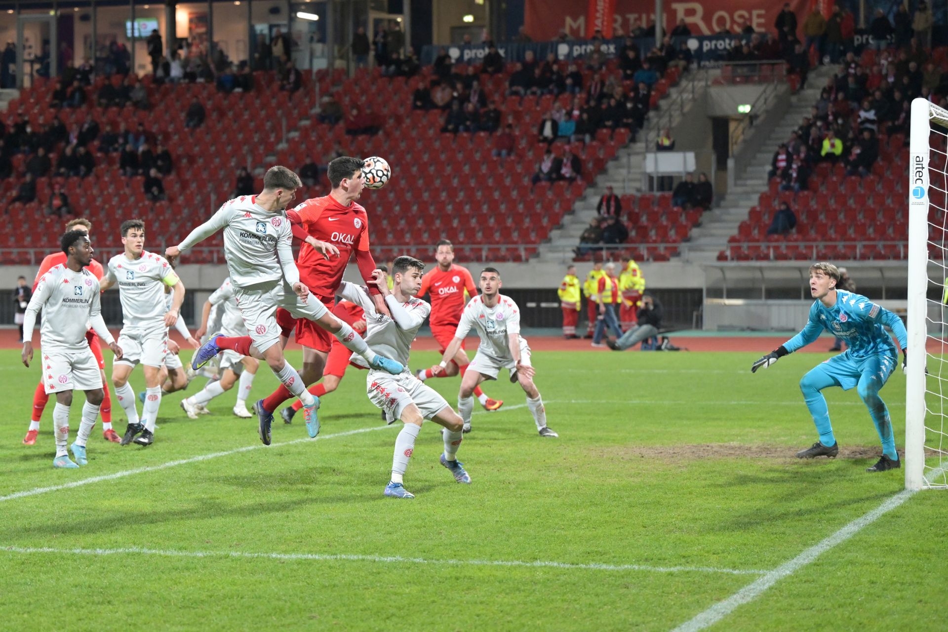 Regionalliga Südwest, Saison 2021/22, KSV Hessen Kassel, FSV Mainz 05 II, Endstand 2:1, Torschuss