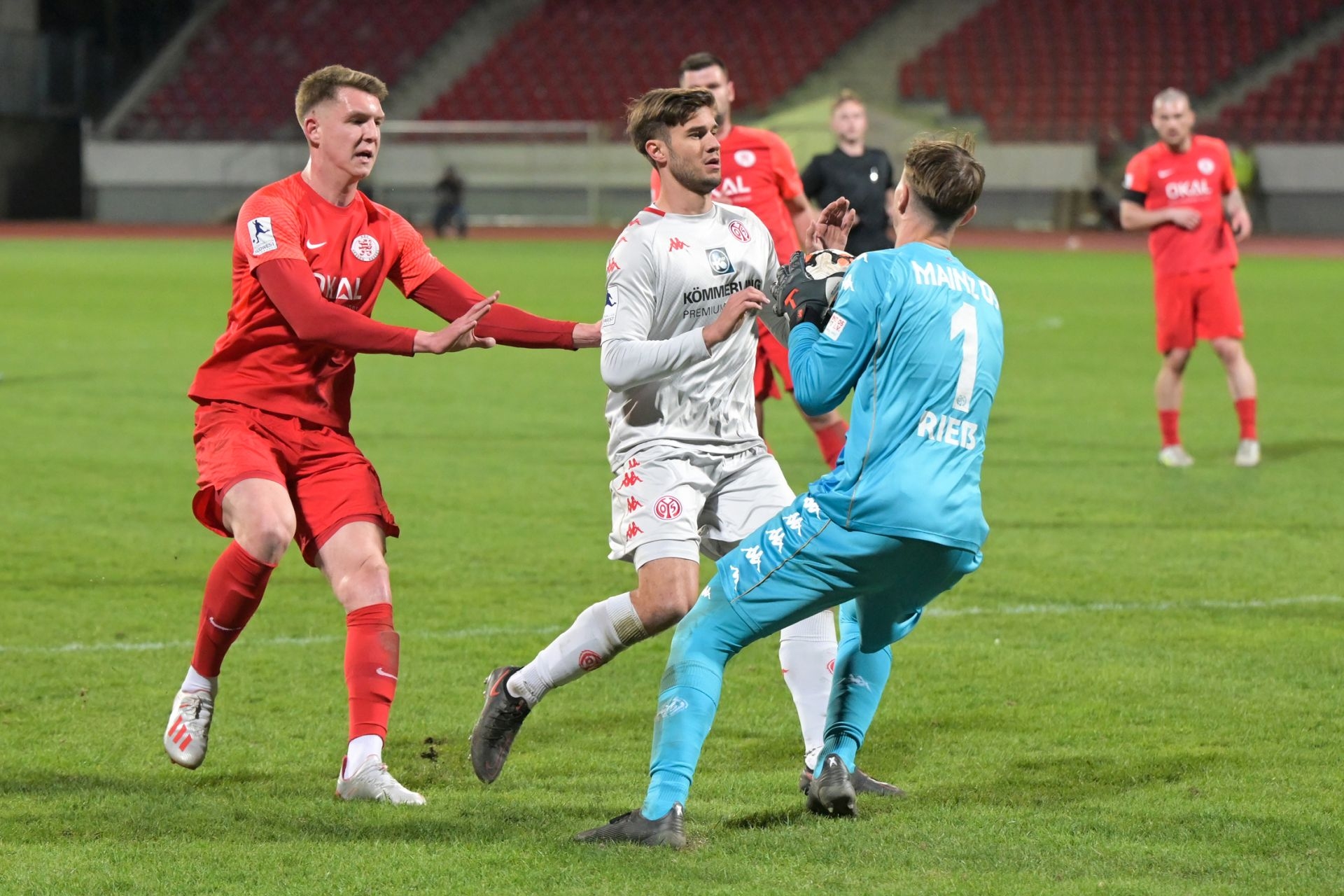 Regionalliga Südwest, Saison 2021/22, KSV Hessen Kassel, FSV Mainz 05 II, Endstand 2:1, Marcel Fischer