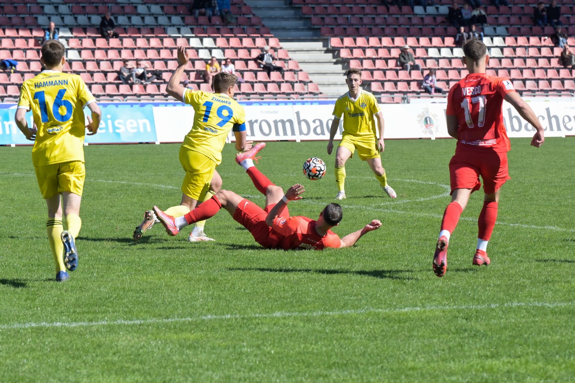 Regionalliga Südwest, Saison 2021/22, KSV Hessen Kassel, FK Pirmasens, Endstand 0:3