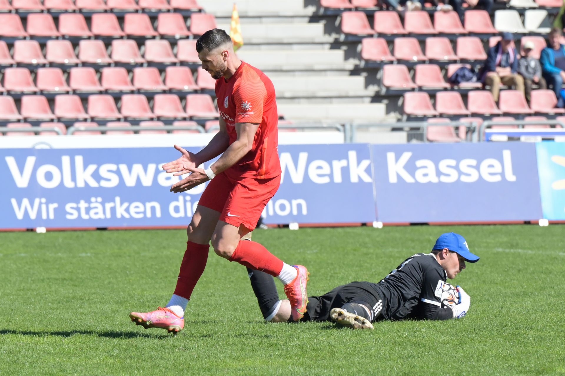 Regionalliga Südwest, Saison 2021/22, KSV Hessen Kassel, FK Pirmasens, Endstand 0:3
