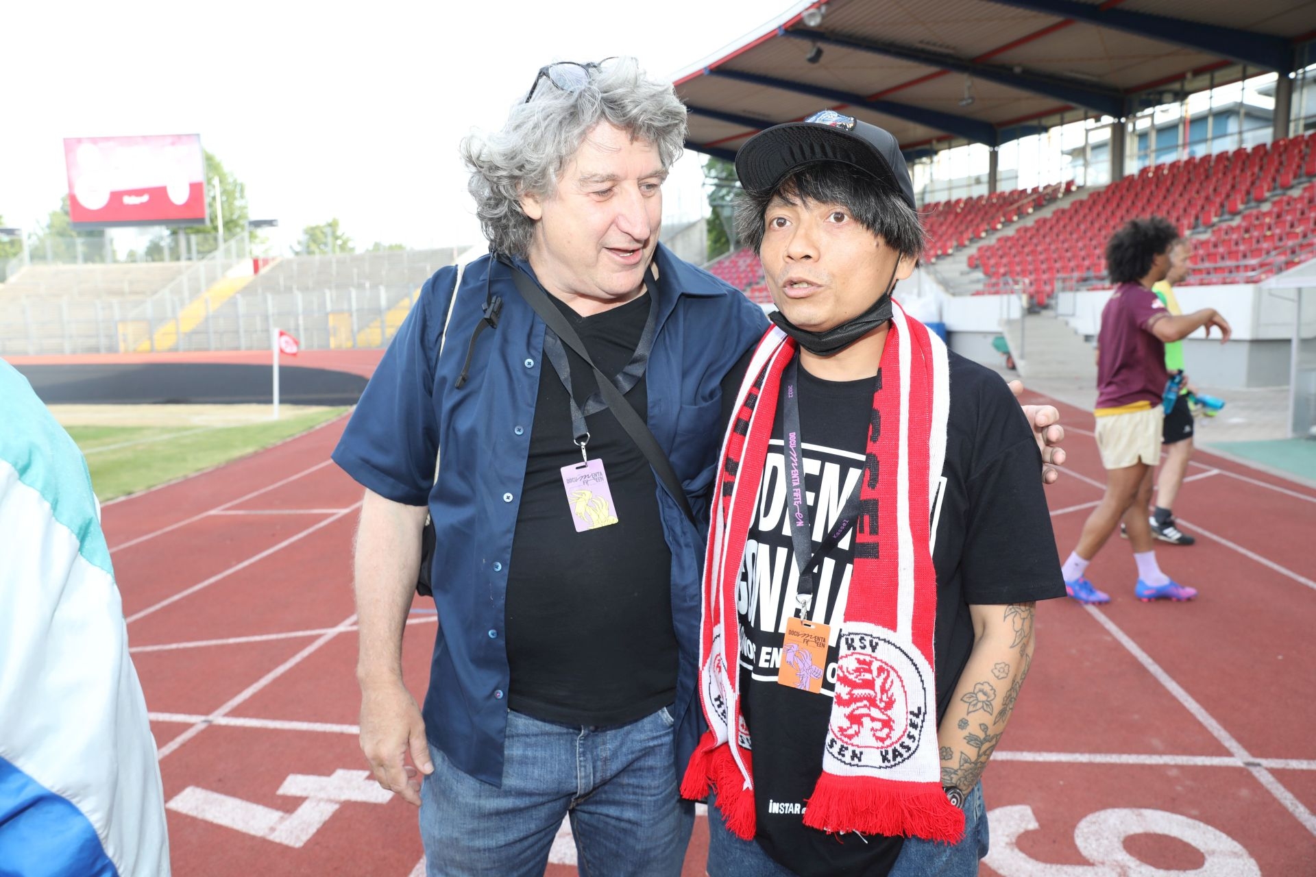 Freundschaftsspiel KSV Hessen - Hapoel Nir Ramat HaSharon: Miki Lazar und Reza Afisina