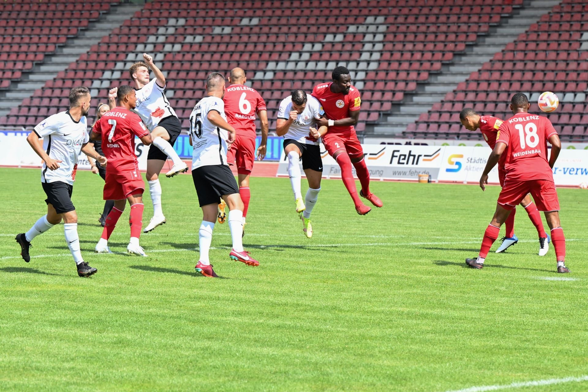 Saison 2022/23, Spieltag 2, KSV Hessen Kassel, FC Rot-Weiss Koblenz, Endstand 2:2