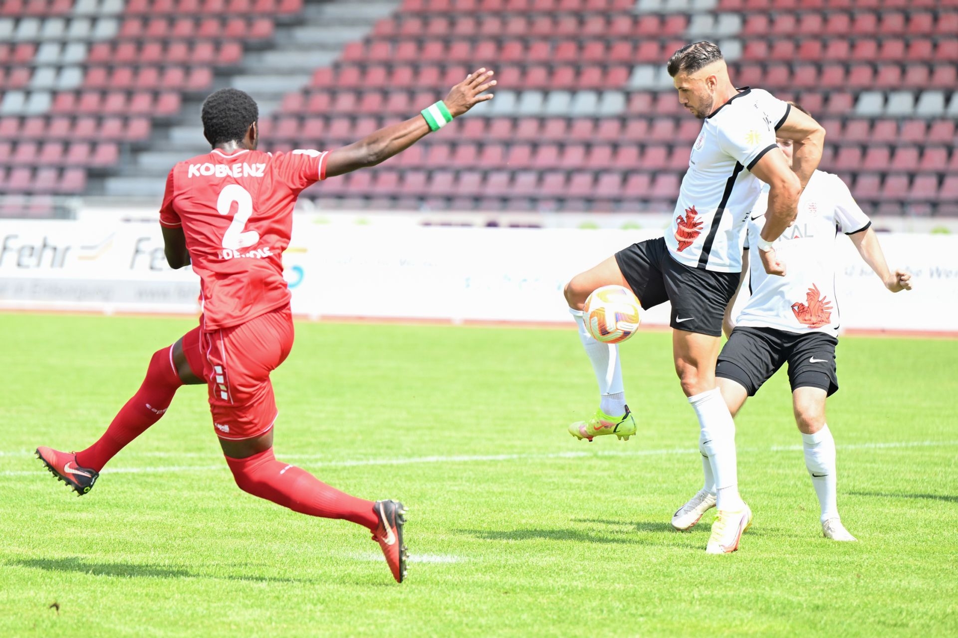 Saison 2022/23, Spieltag 2, KSV Hessen Kassel, FC Rot-Weiss Koblenz, Endstand 2:2