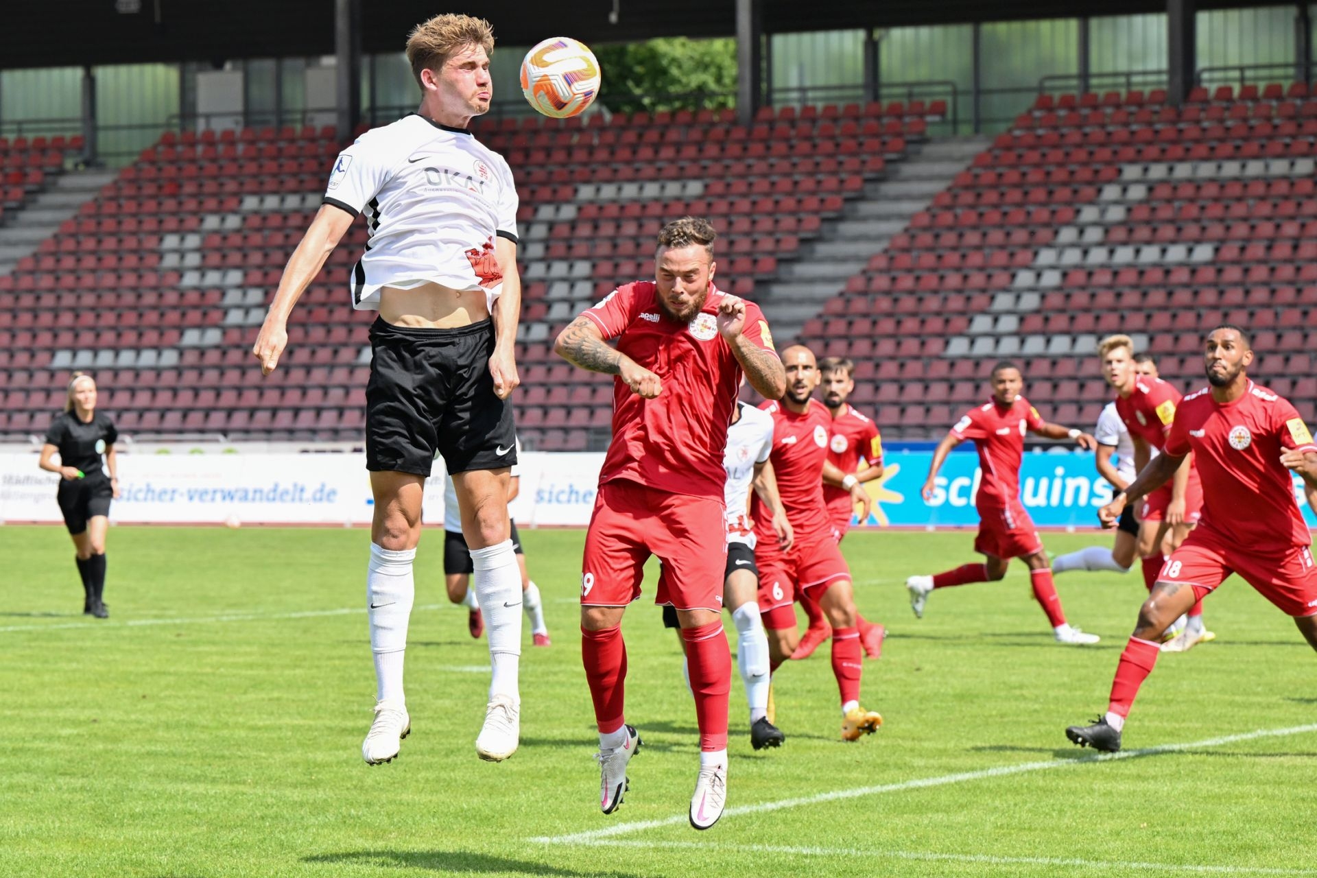 Saison 2022/23, Spieltag 2, KSV Hessen Kassel, FC Rot-Weiss Koblenz, Endstand 2:2