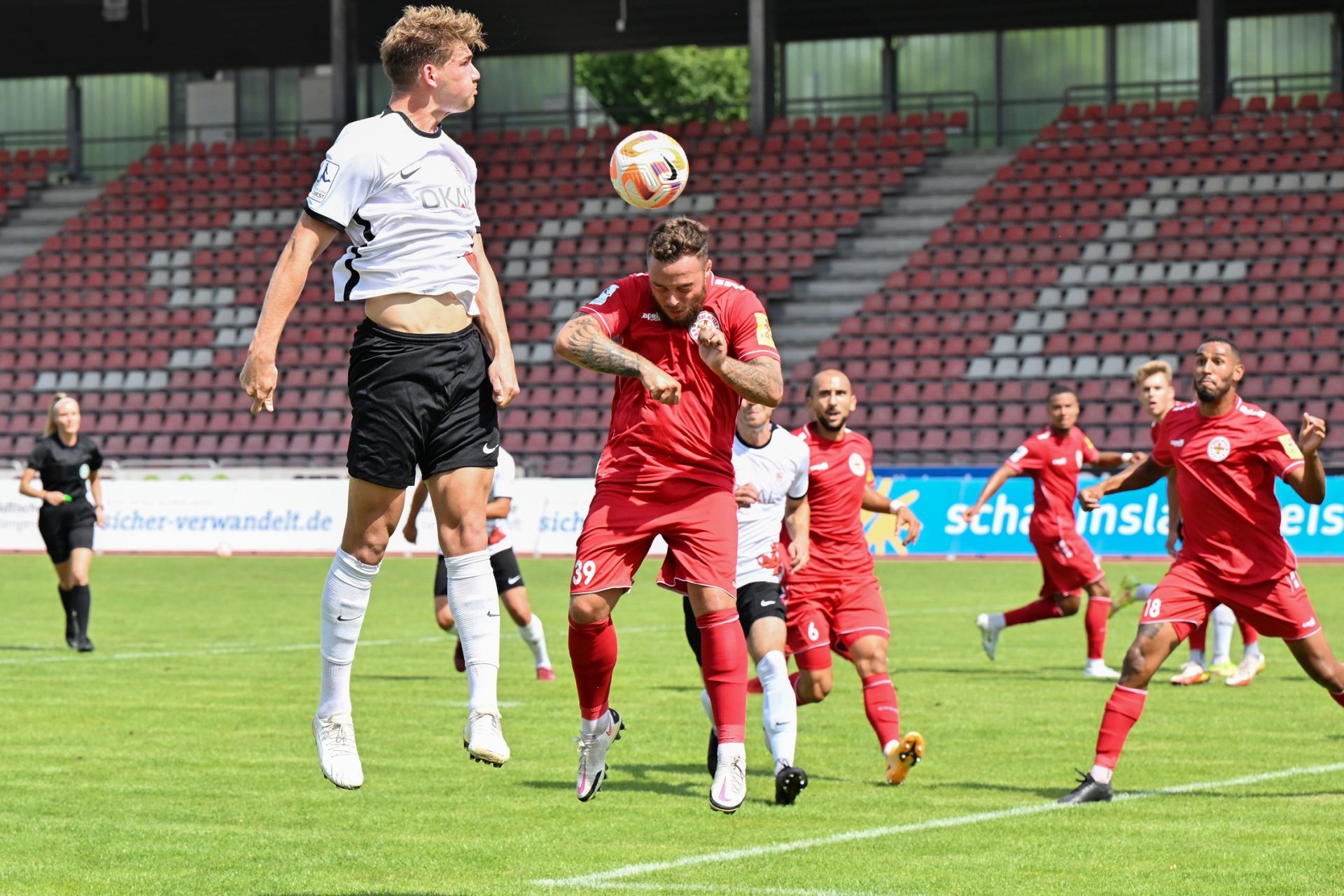 Saison 2022/23, Spieltag 2, KSV Hessen Kassel, FC Rot-Weiss Koblenz, Endstand 2:2