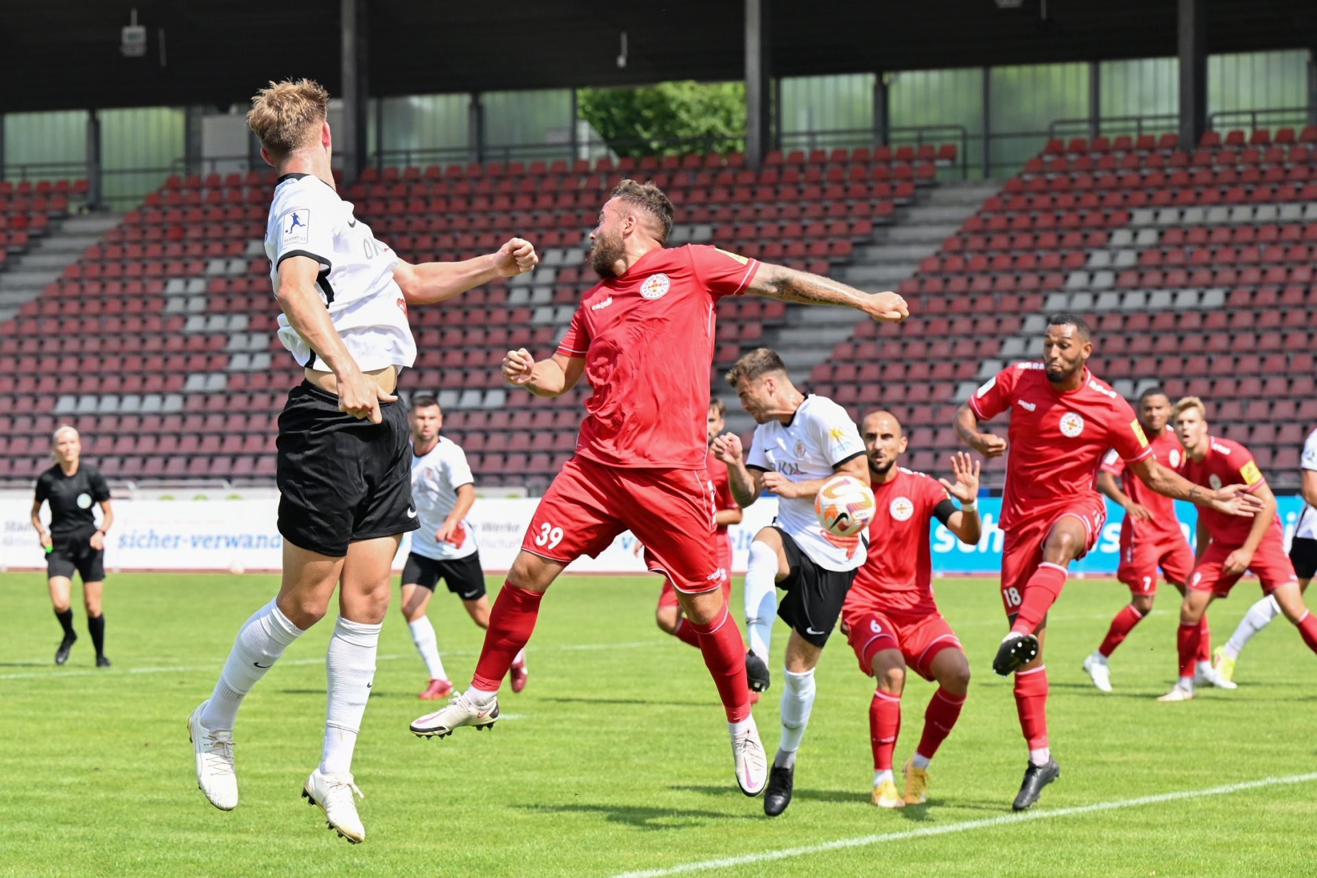 Saison 2022/23, Spieltag 2, KSV Hessen Kassel, FC Rot-Weiss Koblenz, Endstand 2:2