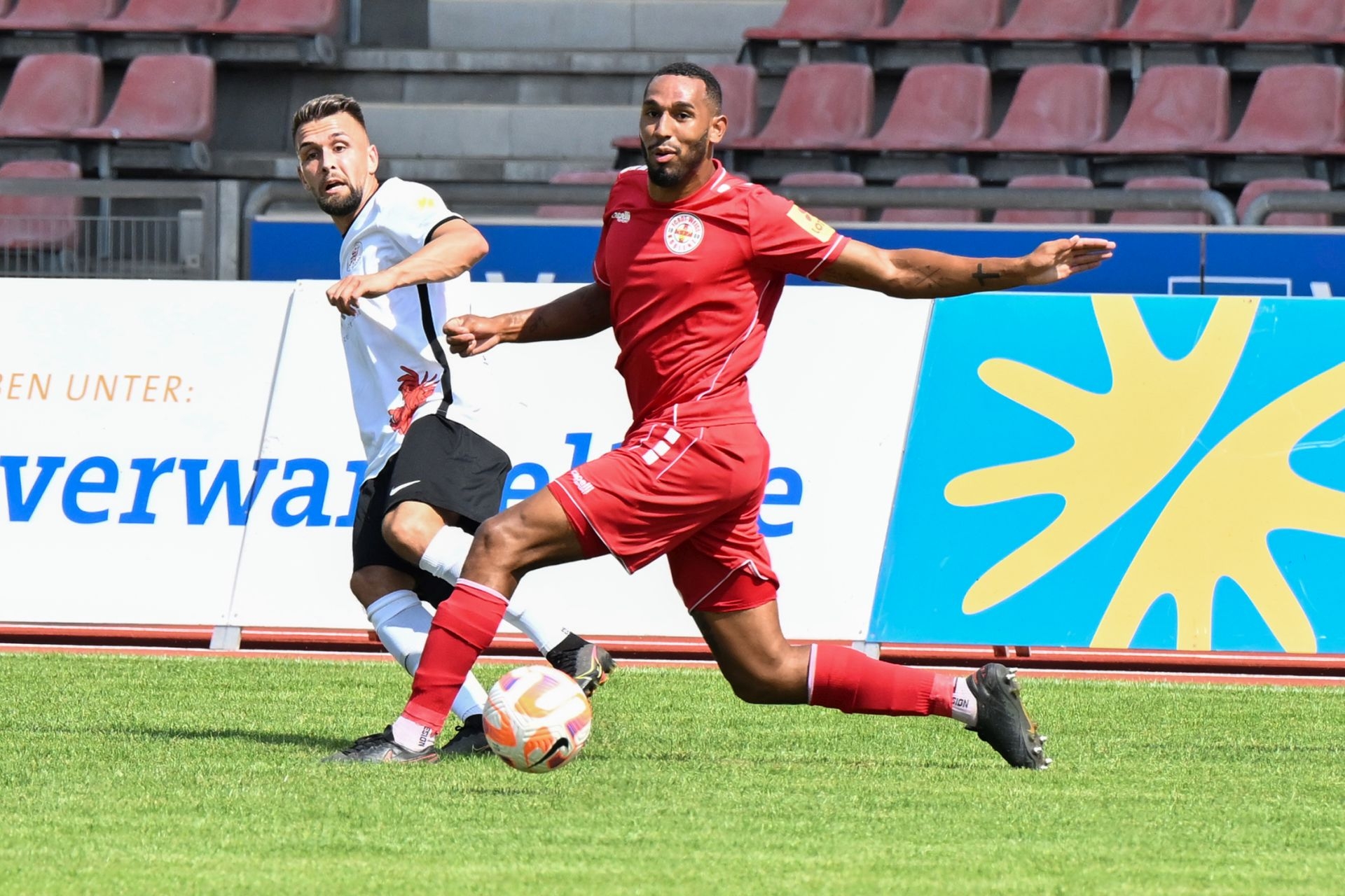 Saison 2022/23, Spieltag 2, KSV Hessen Kassel, FC Rot-Weiss Koblenz, Endstand 2:2