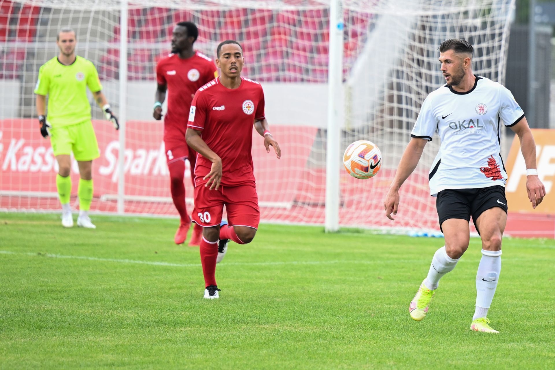Saison 2022/23, Spieltag 2, KSV Hessen Kassel, FC Rot-Weiss Koblenz, Endstand 2:2