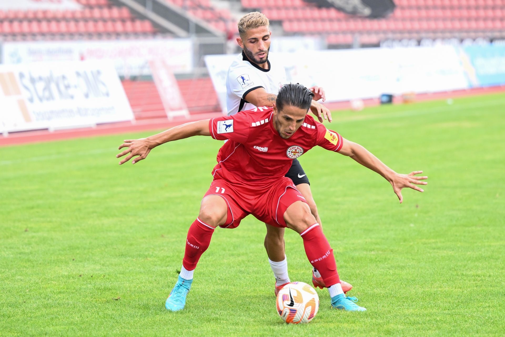 Saison 2022/23, Spieltag 2, KSV Hessen Kassel, FC Rot-Weiss Koblenz, Endstand 2:2
