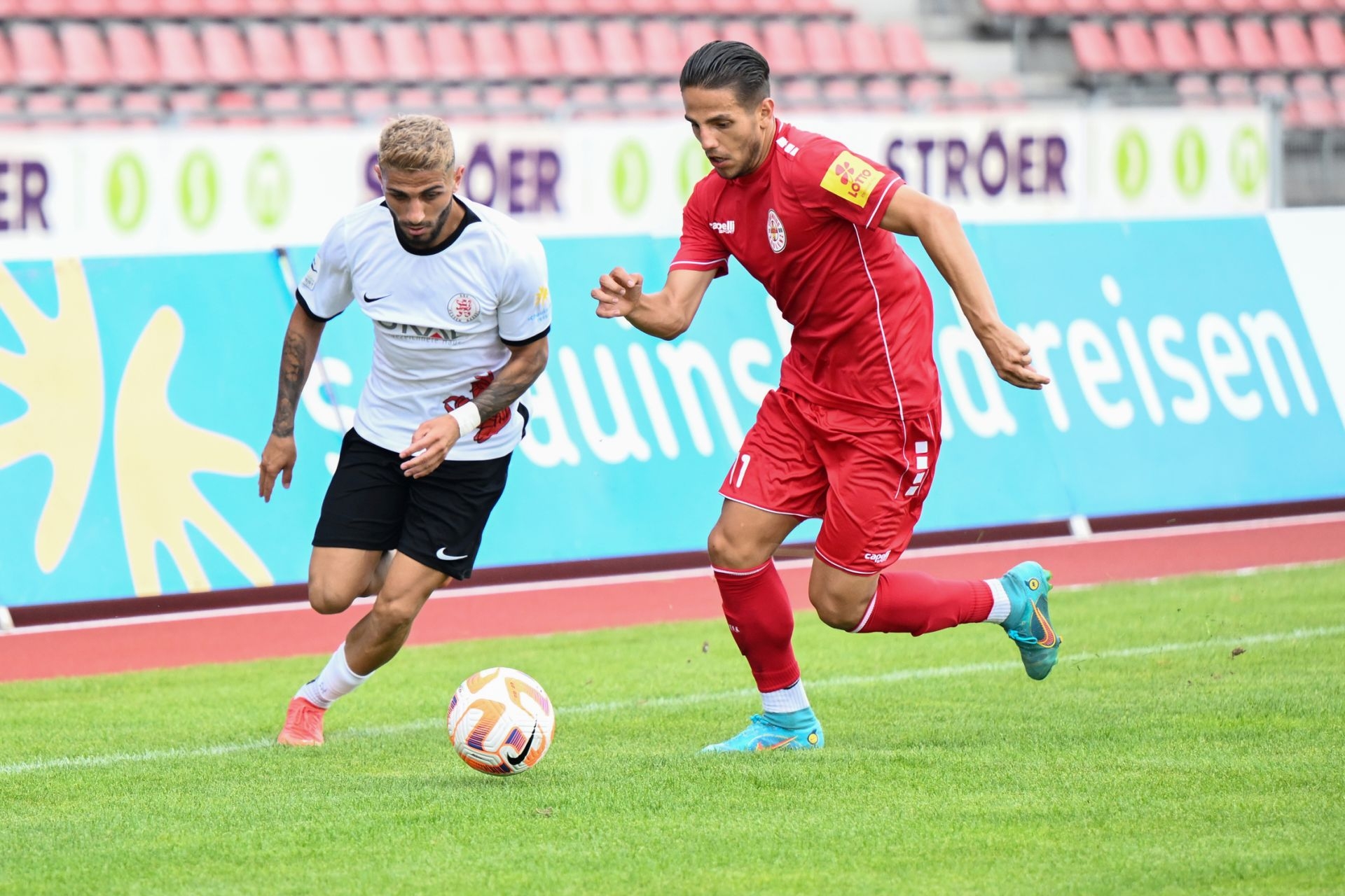 Saison 2022/23, Spieltag 2, KSV Hessen Kassel, FC Rot-Weiss Koblenz, Endstand 2:2
