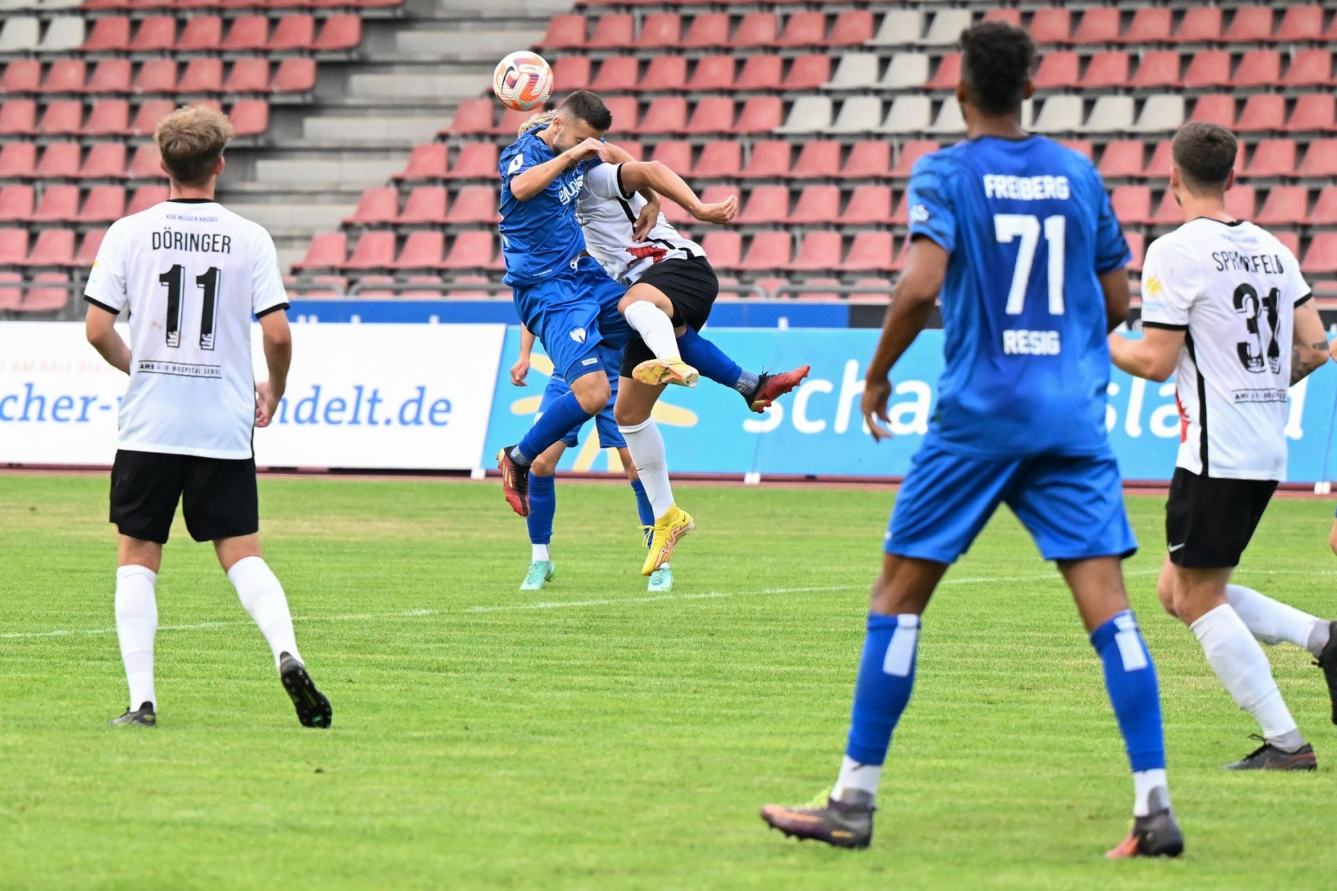 Saison 2022/23, Spieltag 2, KSV Hessen Kassel, SGV Freiberg, Endstand 0:0