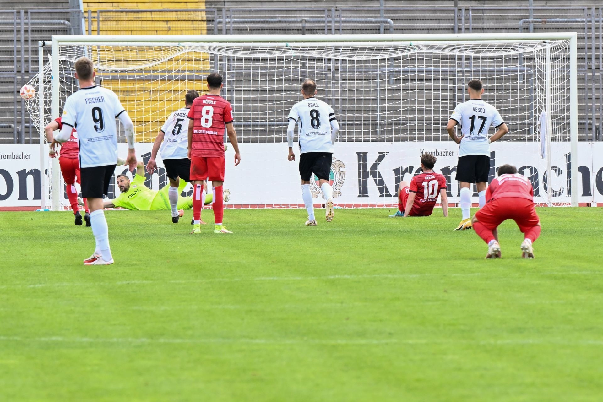 Saison 2022/23, KSV Hessen Kassel, TSG Balingen, Endstand 1:2, Tor zum 1:2