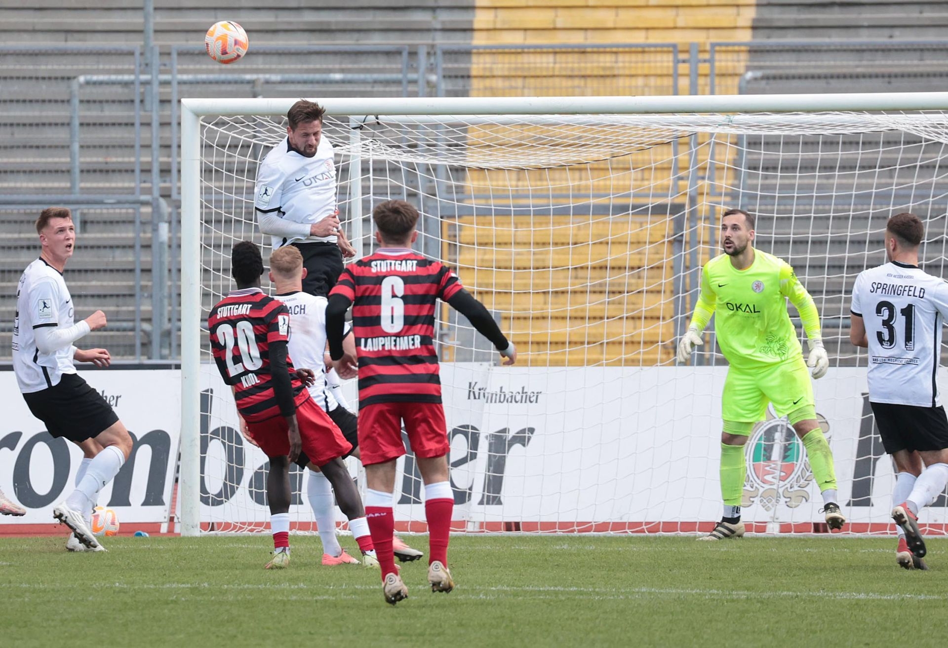 KSV Hessen Kassel- VFB Stuttgart II, 2-0, Zunker im Tor