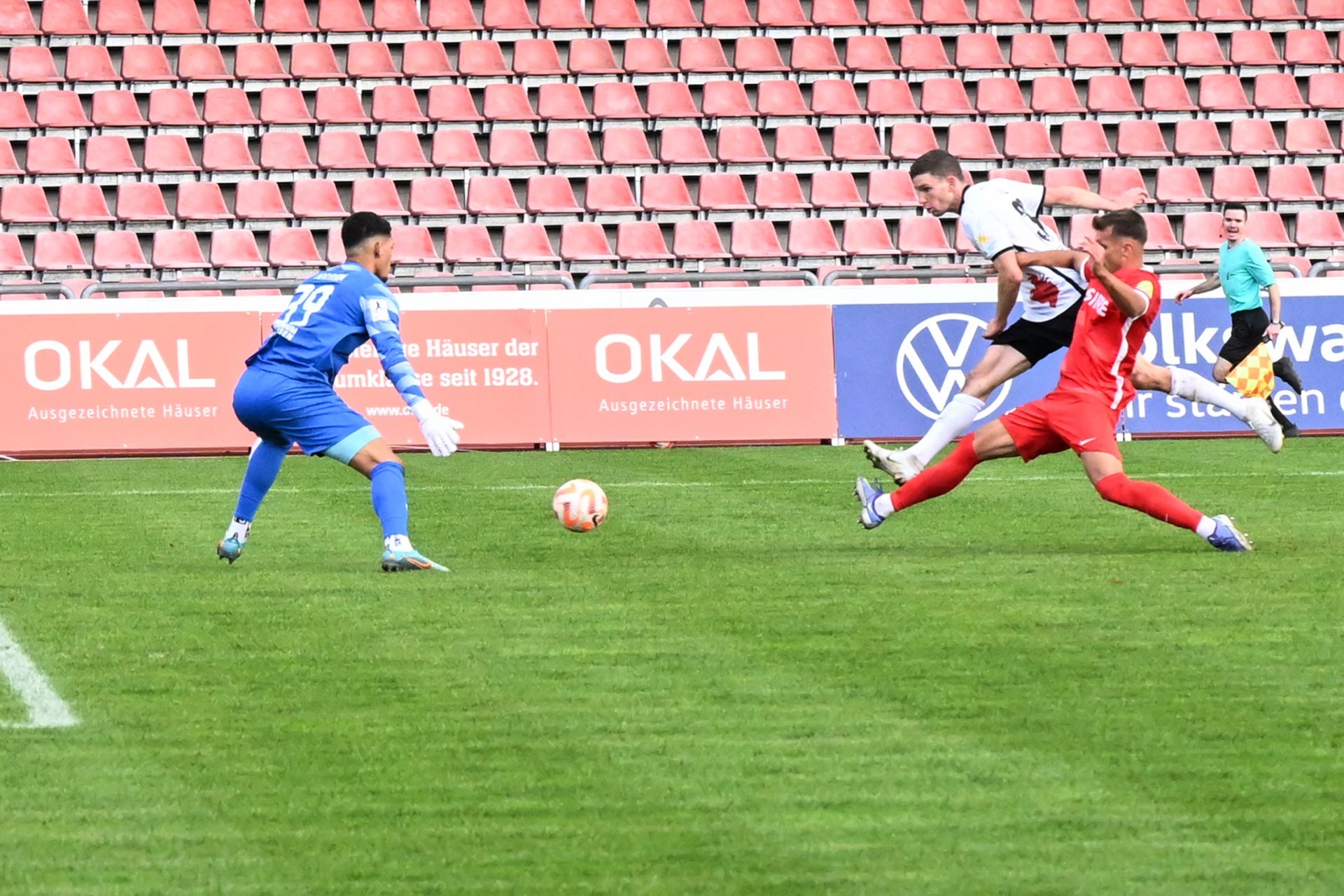 Saison 2022/23, Spieltag 2, KSV Hessen Kassel, TSV Steinbach Haiger, Endstand 2:0