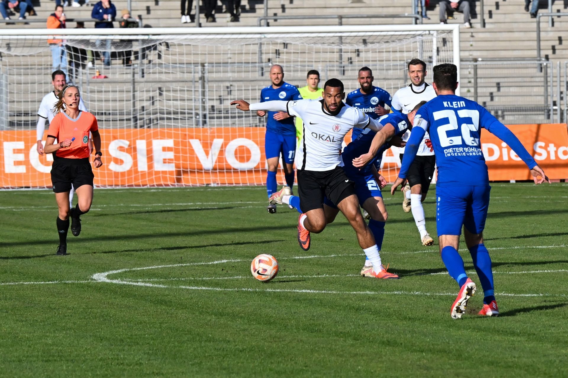 Saison 2022/23, Spieltag 2, KSV Hessen Kassel, Bahlinger SC, Endstand 3:2