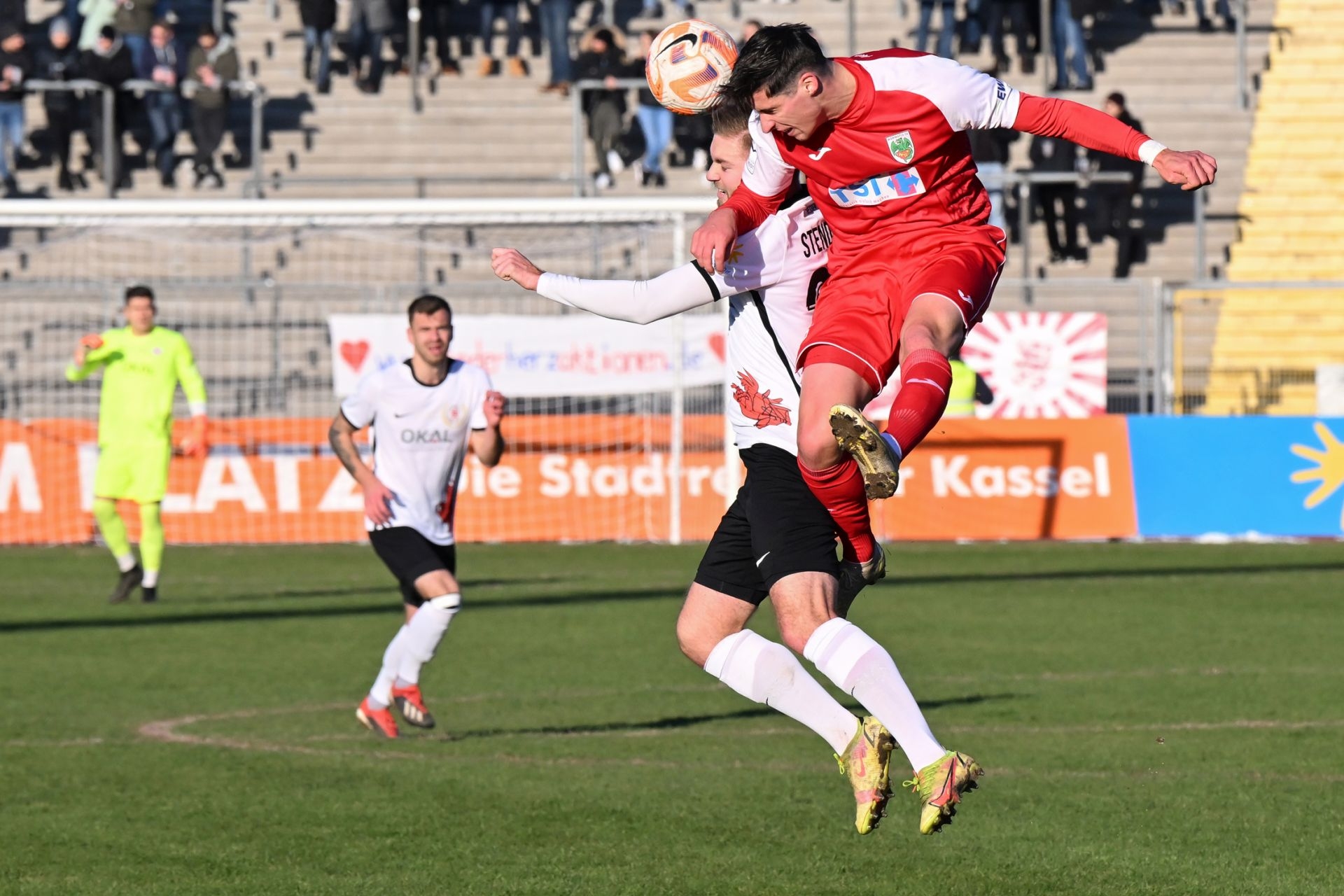 Saison 2022/23, Spieltag 2, KSV Hessen Kassel, Wormatia Worms, Endstand 1:1