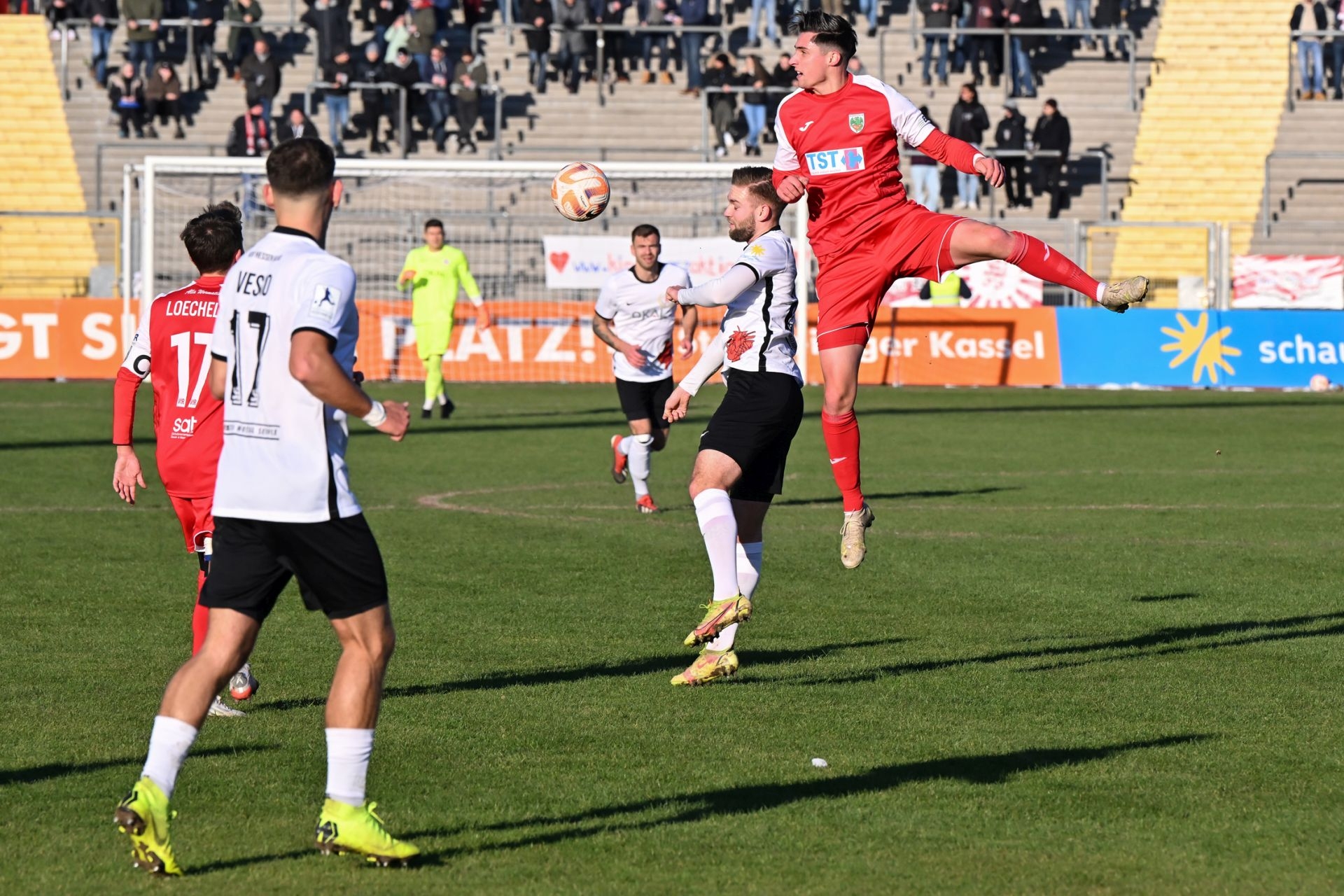 Saison 2022/23, Spieltag 2, KSV Hessen Kassel, Wormatia Worms, Endstand 1:1